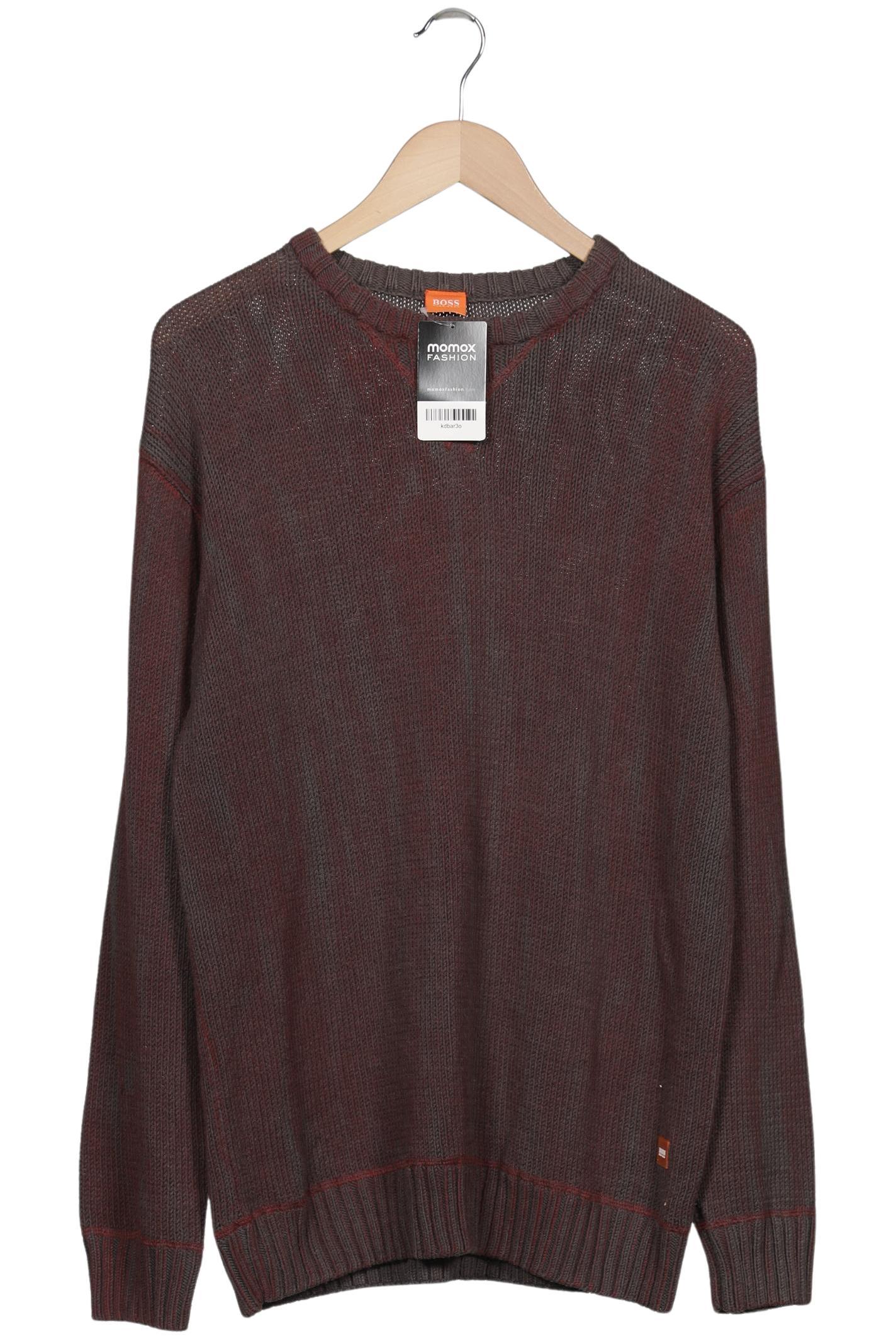 

Boss Orange Herren Pullover, bordeaux, Gr. 52