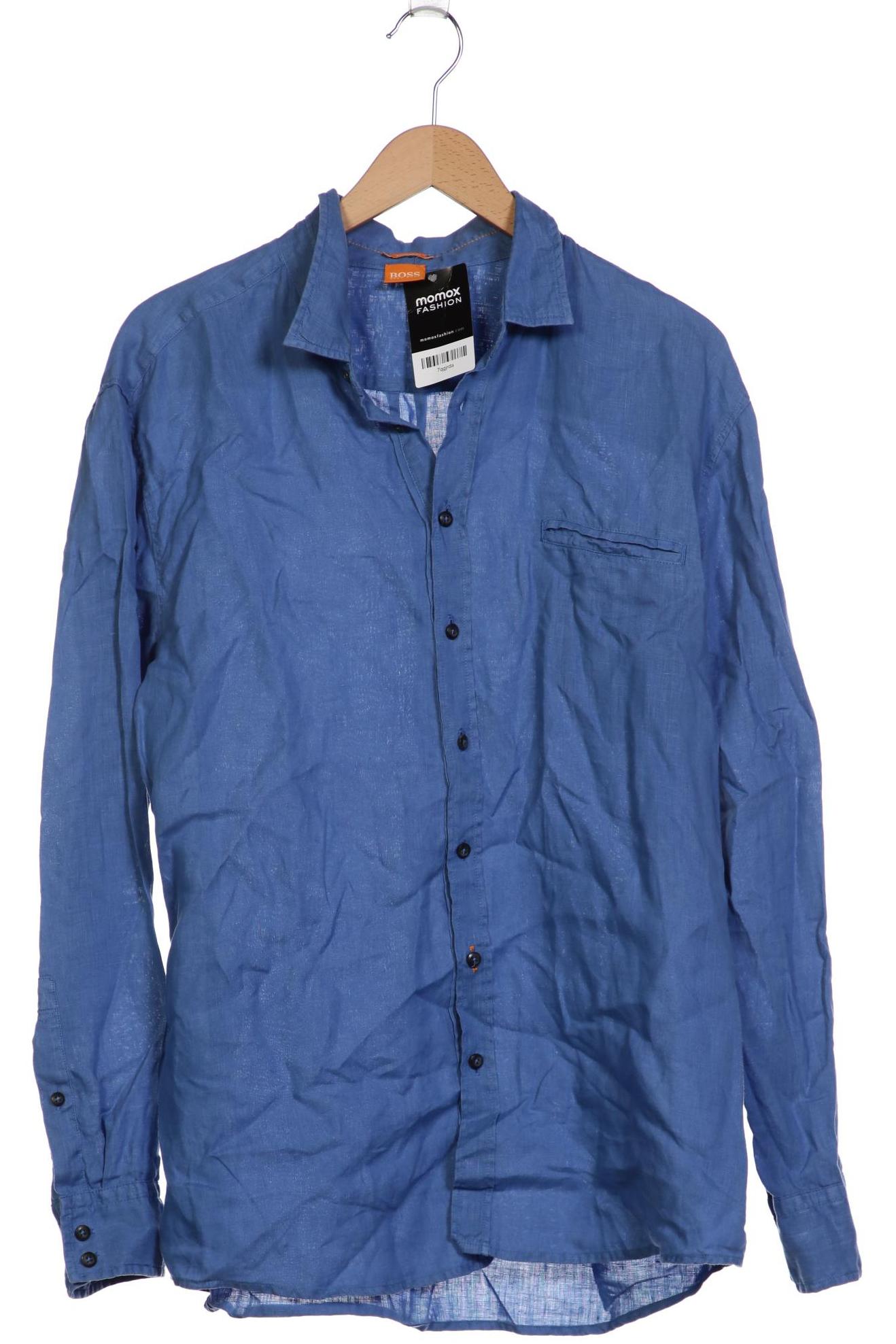 

Boss Orange Herren Hemd, blau, Gr. 56
