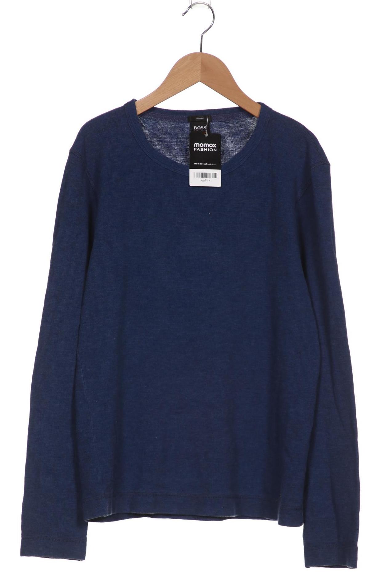 

Boss Orange Herren Langarmshirt, marineblau