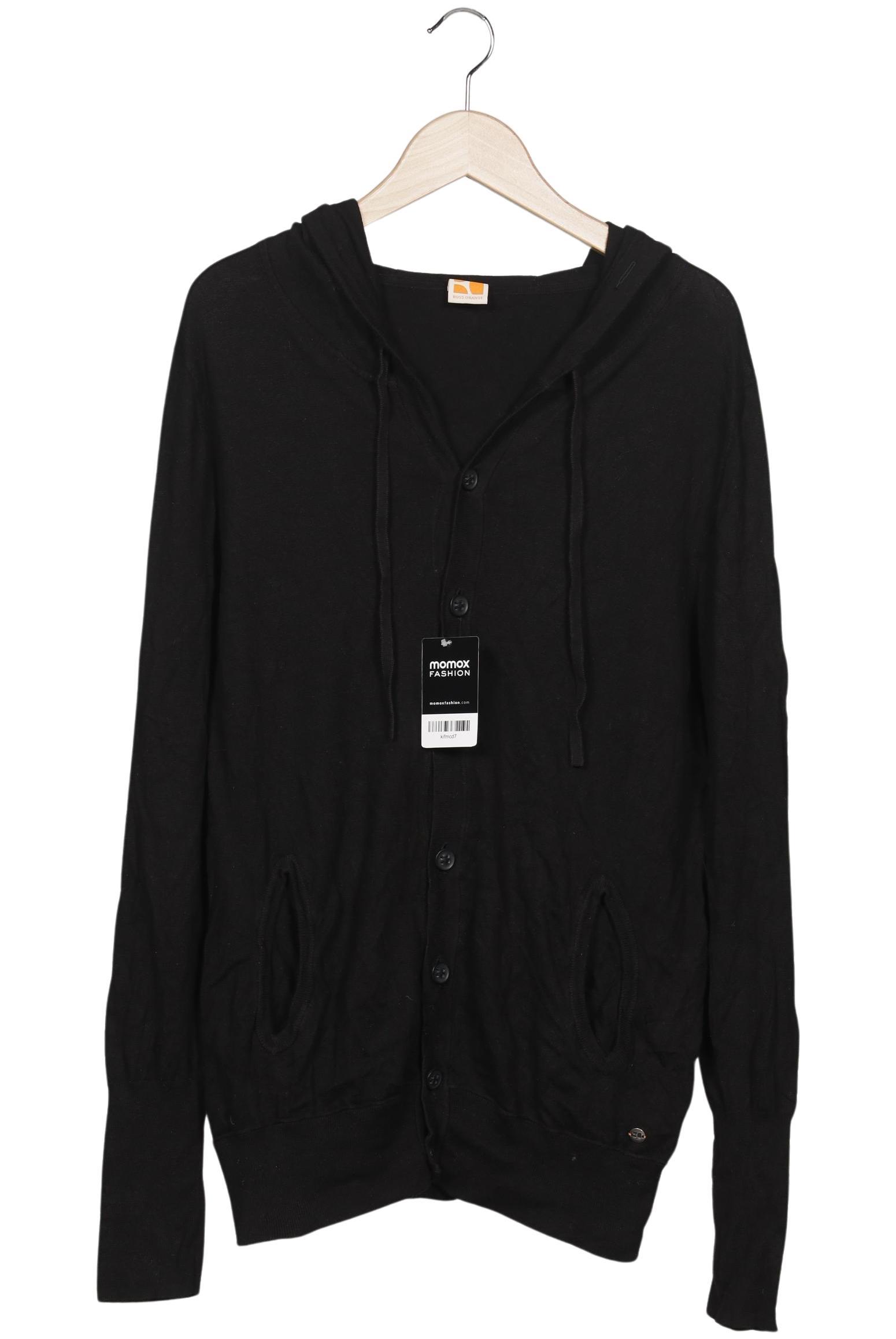 

Boss Orange Herren Strickjacke, schwarz, Gr. 52