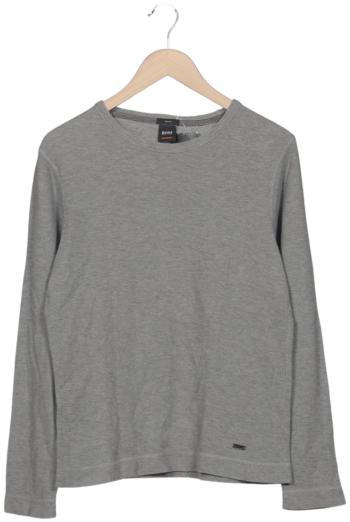 

Boss Orange Herren Langarmshirt, grau, Gr. 48