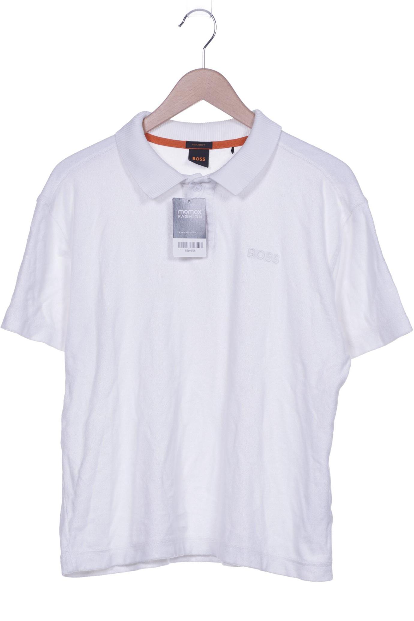 

Boss Orange Herren Poloshirt, weiß, Gr. 48