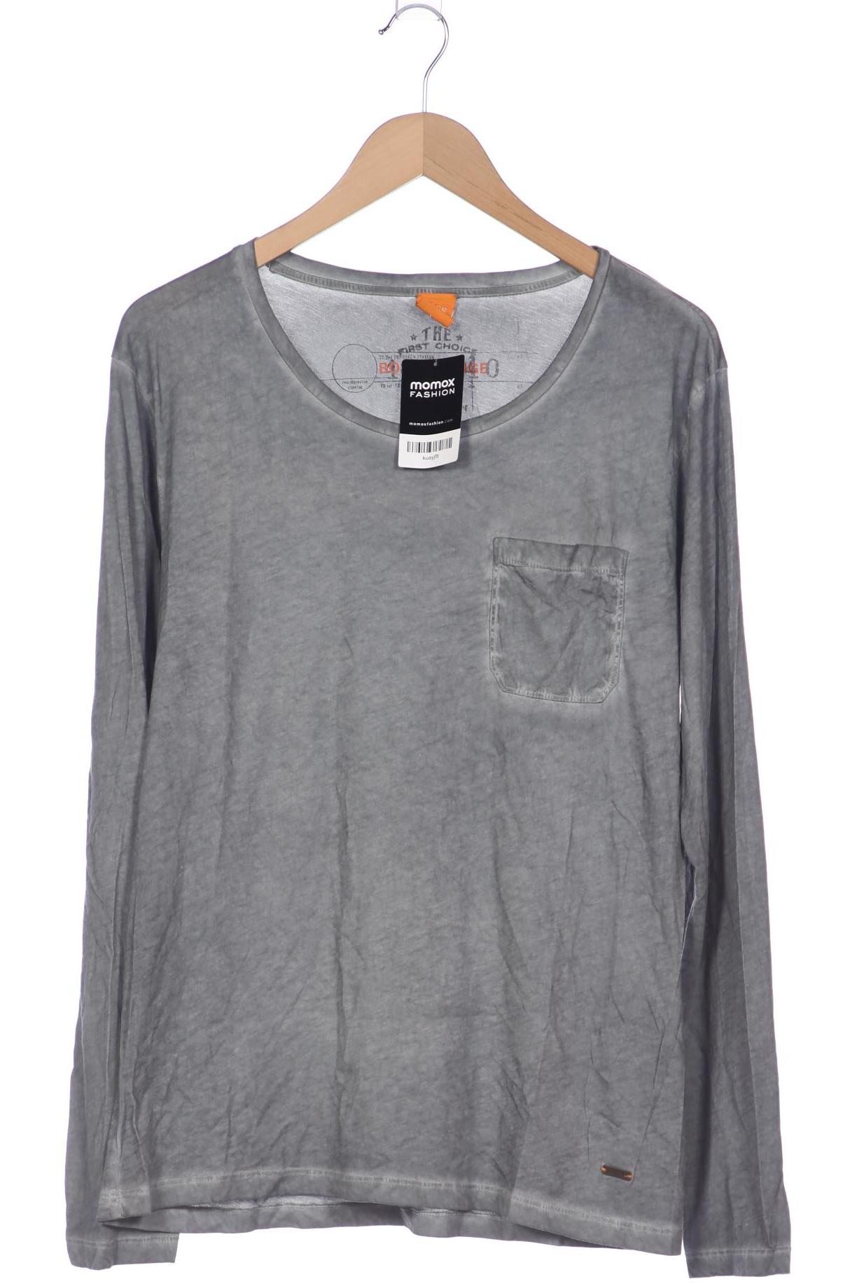 

Boss Orange Herren Langarmshirt, grau, Gr. 52