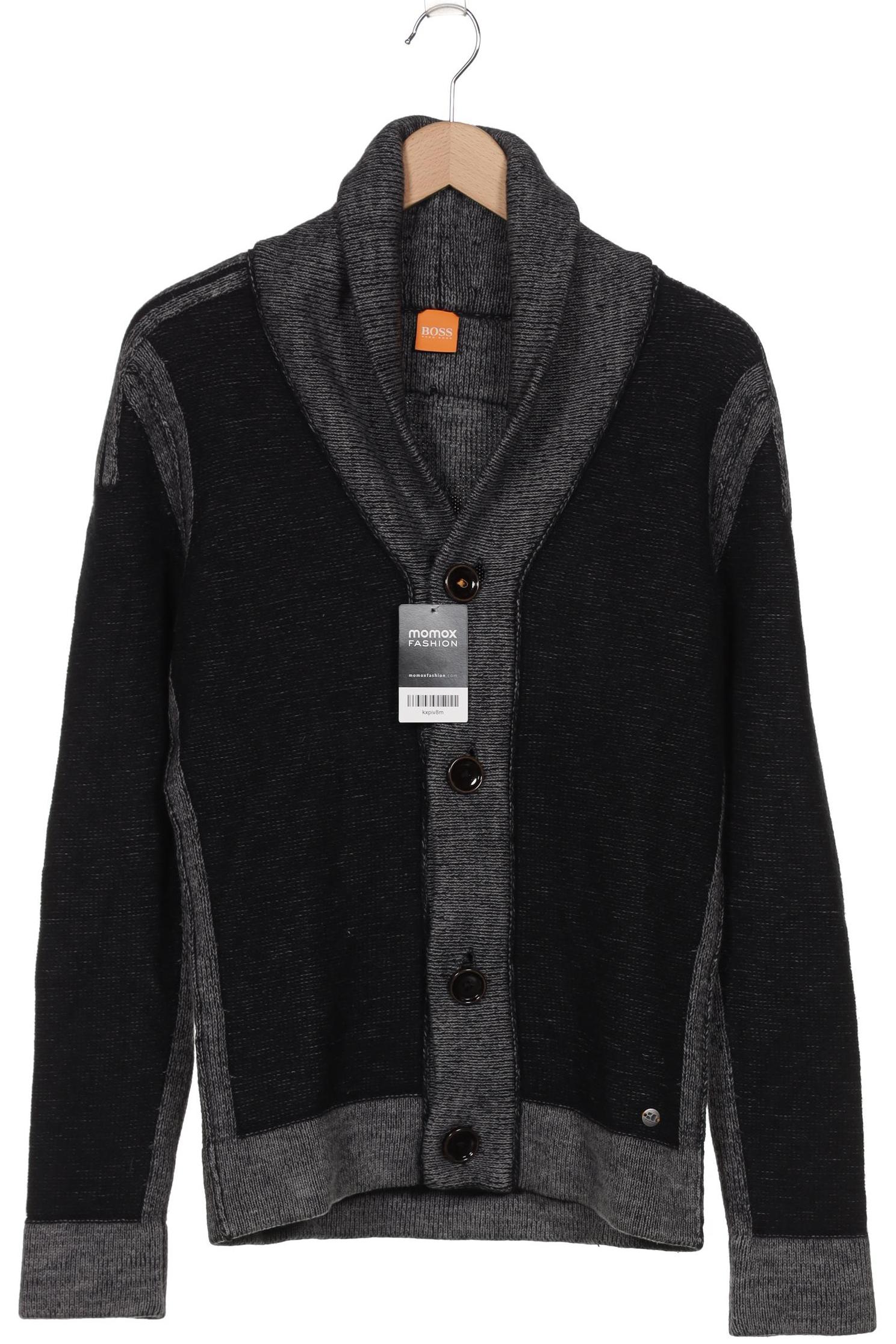 

Boss Orange Herren Strickjacke, grau, Gr. 52
