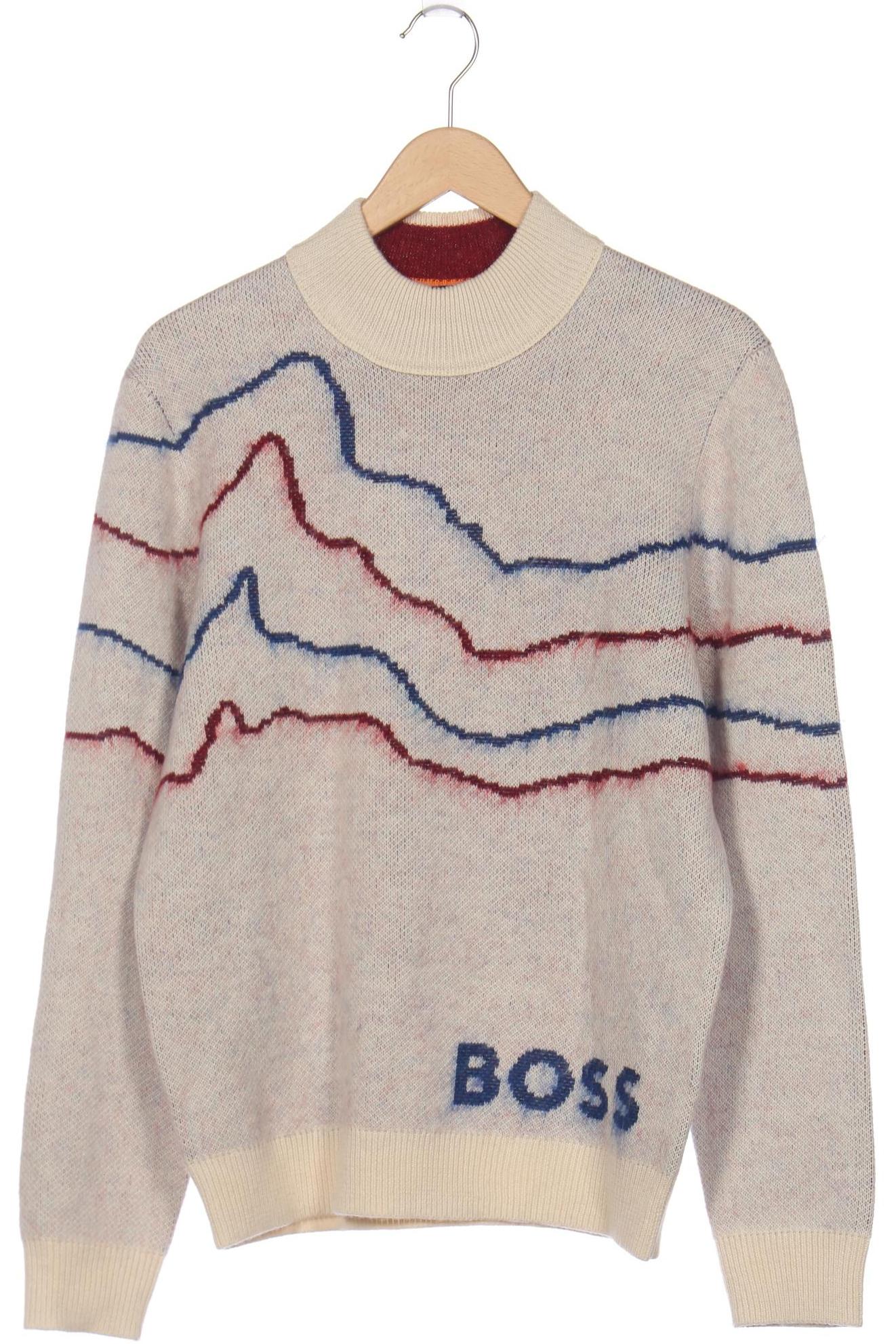 

Boss Orange Herren Pullover, cremeweiß