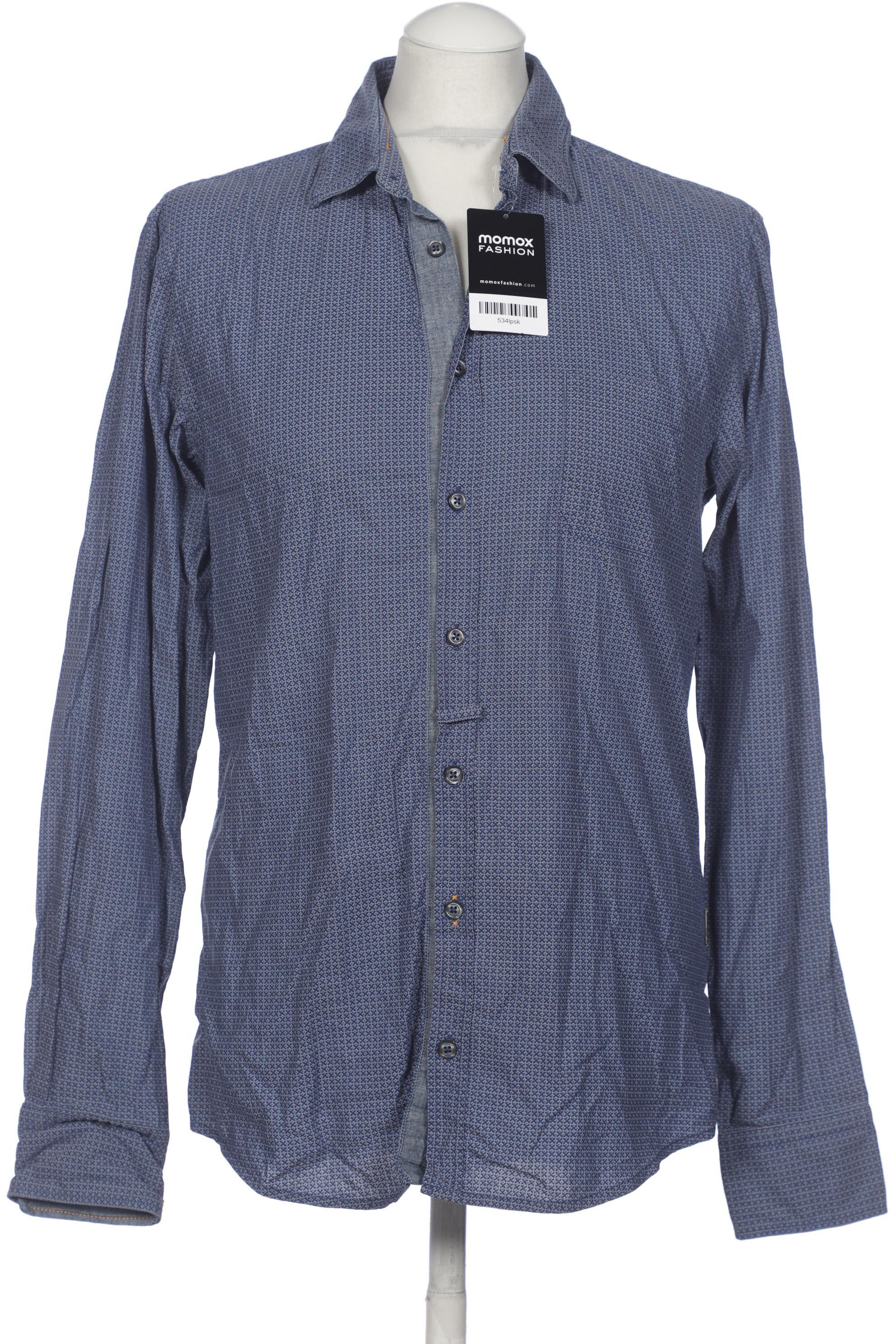 

Boss Orange Herren Hemd, blau, Gr. 48