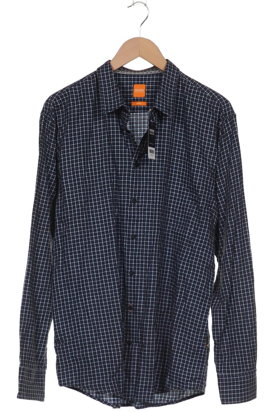 

Boss Orange Herren Hemd, marineblau, Gr. 56