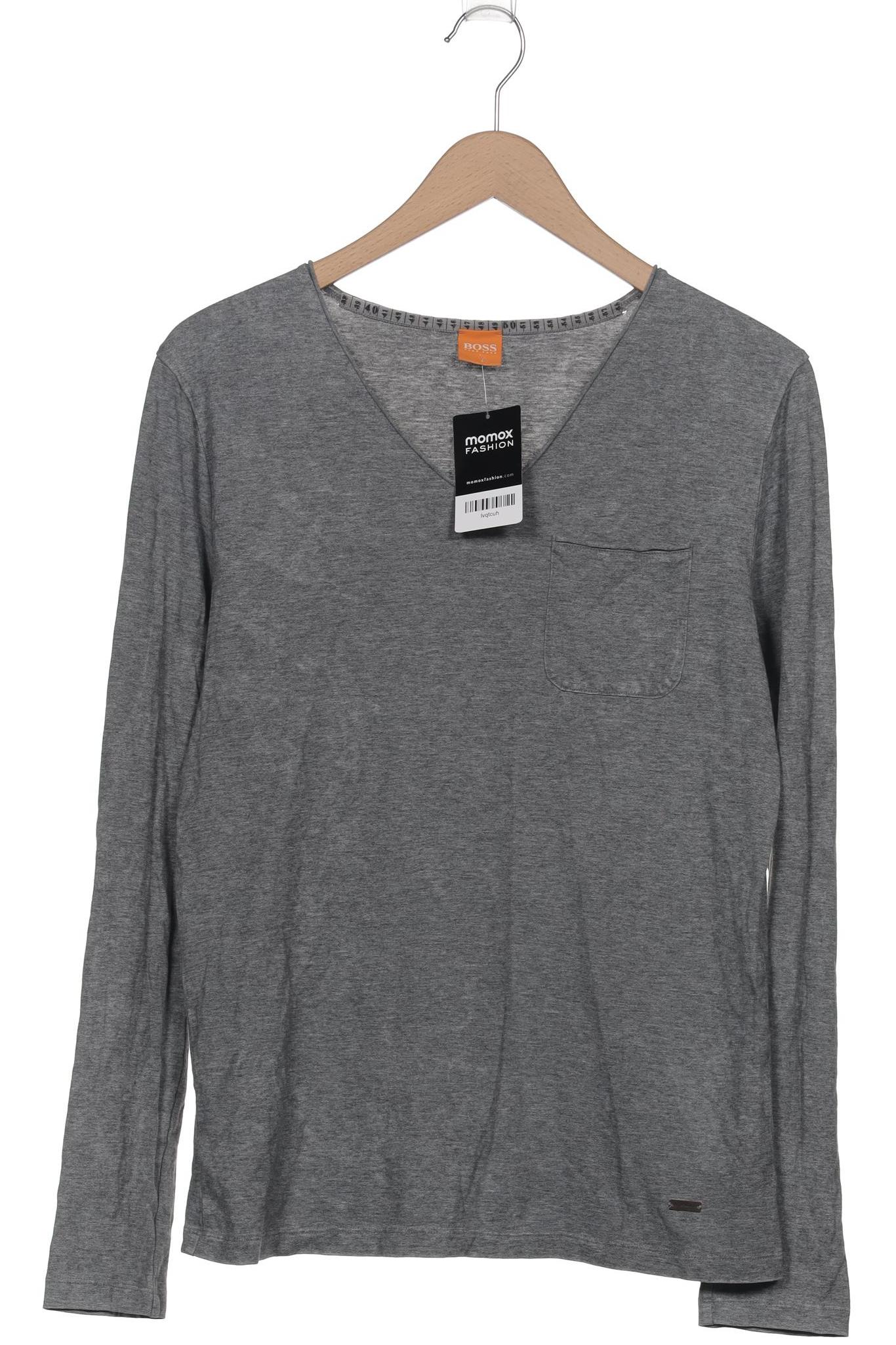 

Boss Orange Herren Langarmshirt, grau, Gr. 46