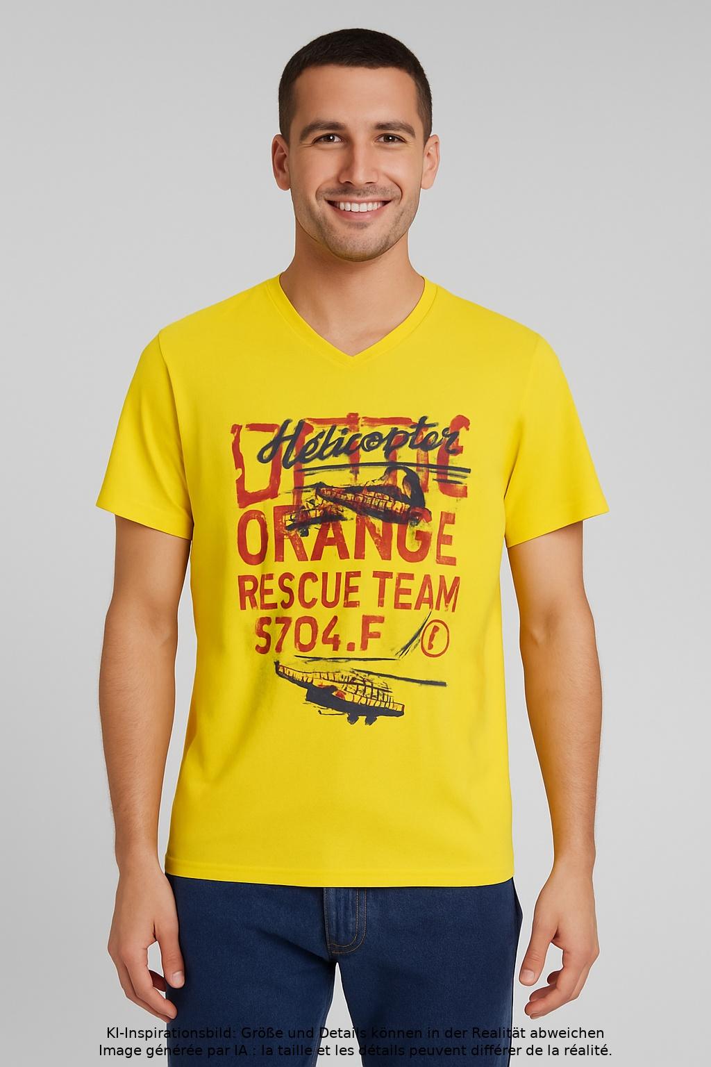 

Boss Orange Herren T-Shirt, gelb, Gr. 52