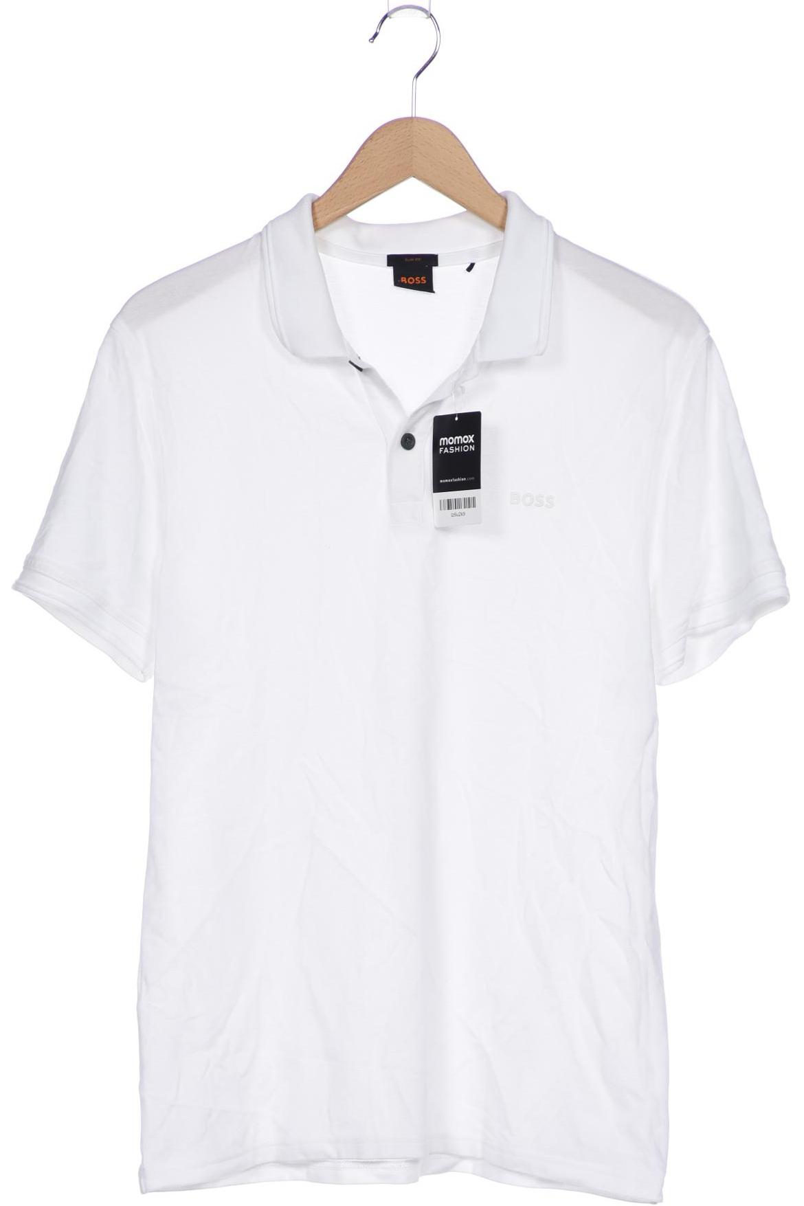 

Boss Orange Herren Poloshirt, weiß, Gr. 48