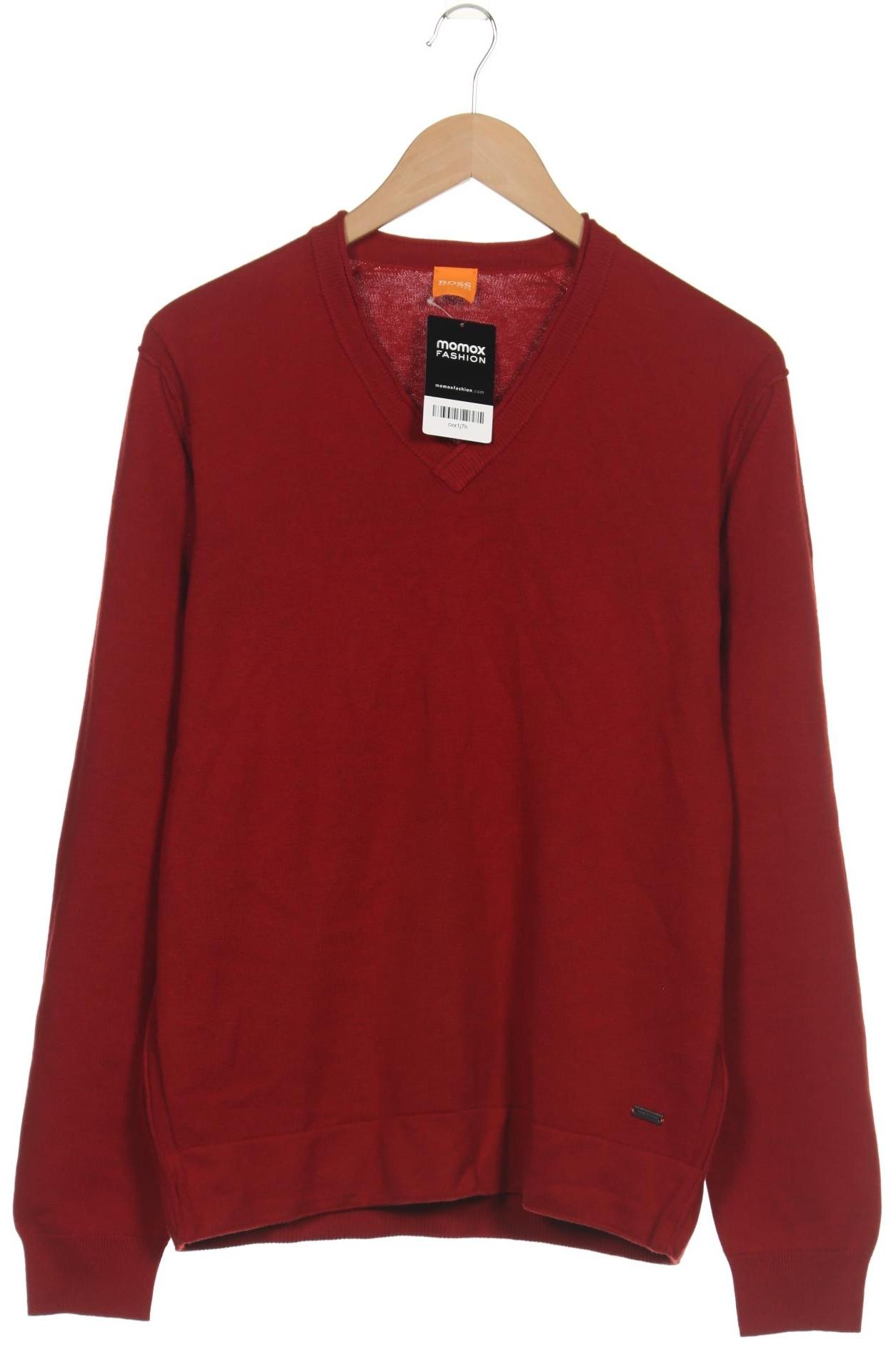 

Boss Orange Herren Pullover, bordeaux, Gr. 48