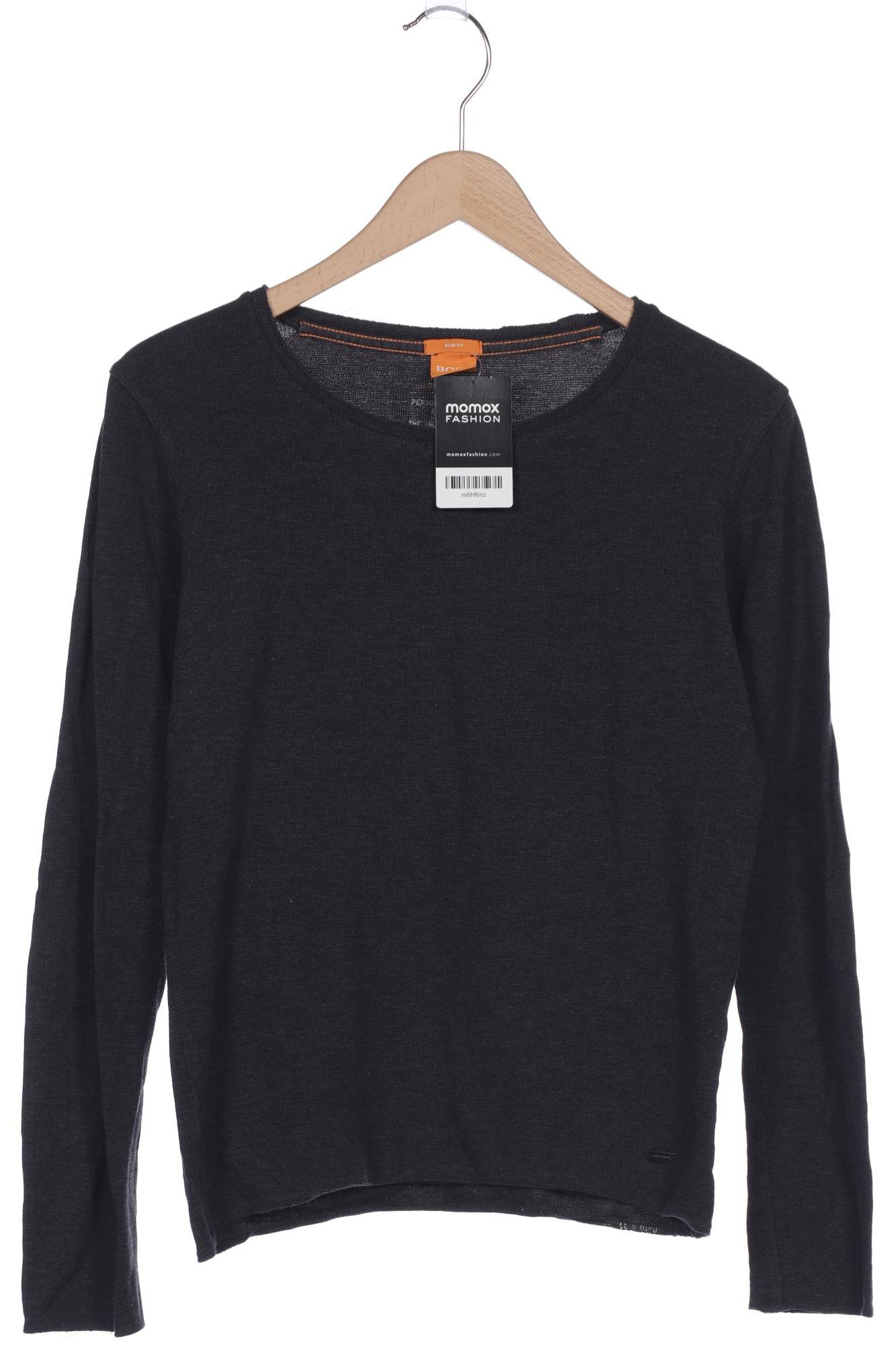 

Boss Orange Herren Langarmshirt, grau