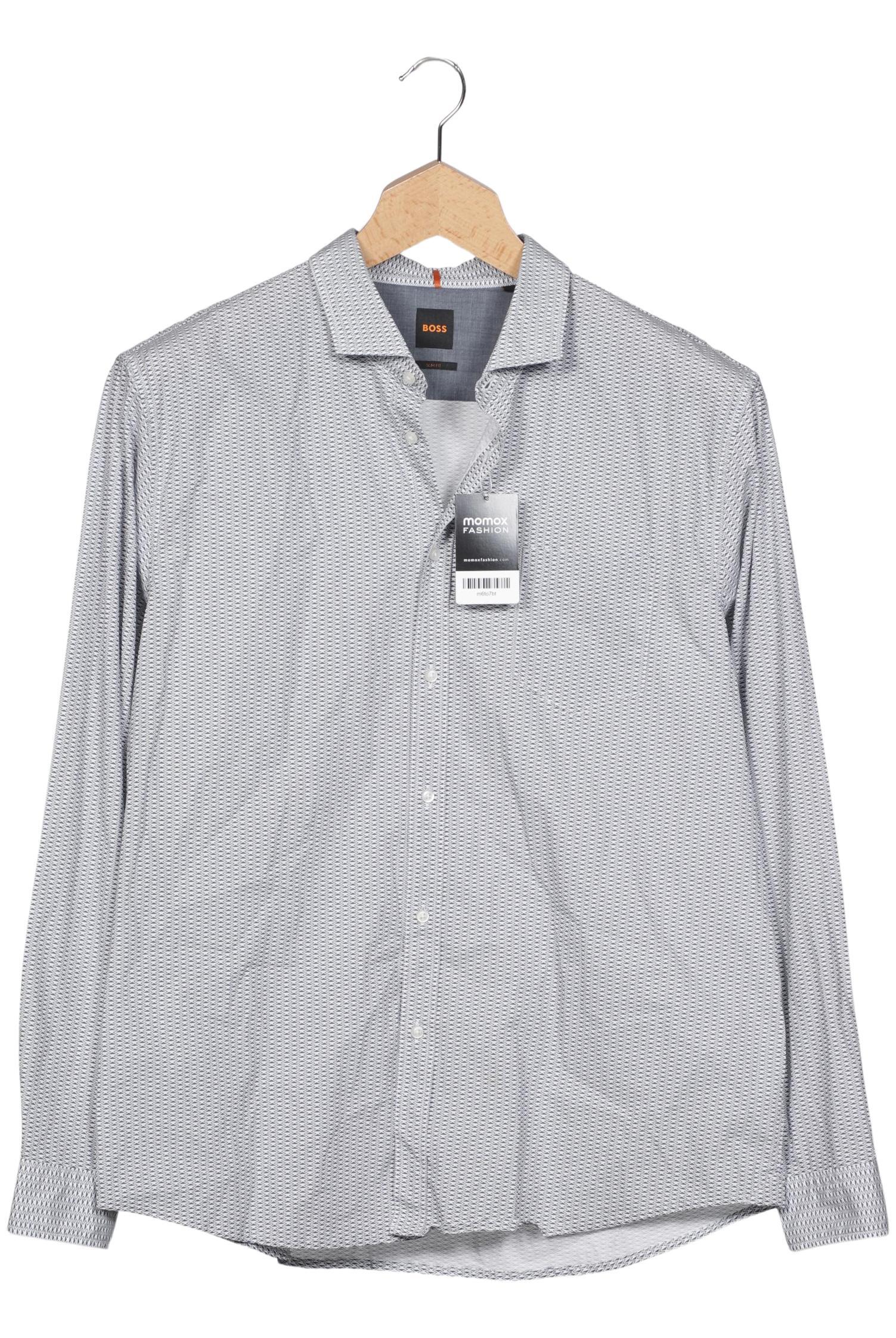 

Boss Orange Herren Hemd, grau, Gr. 58