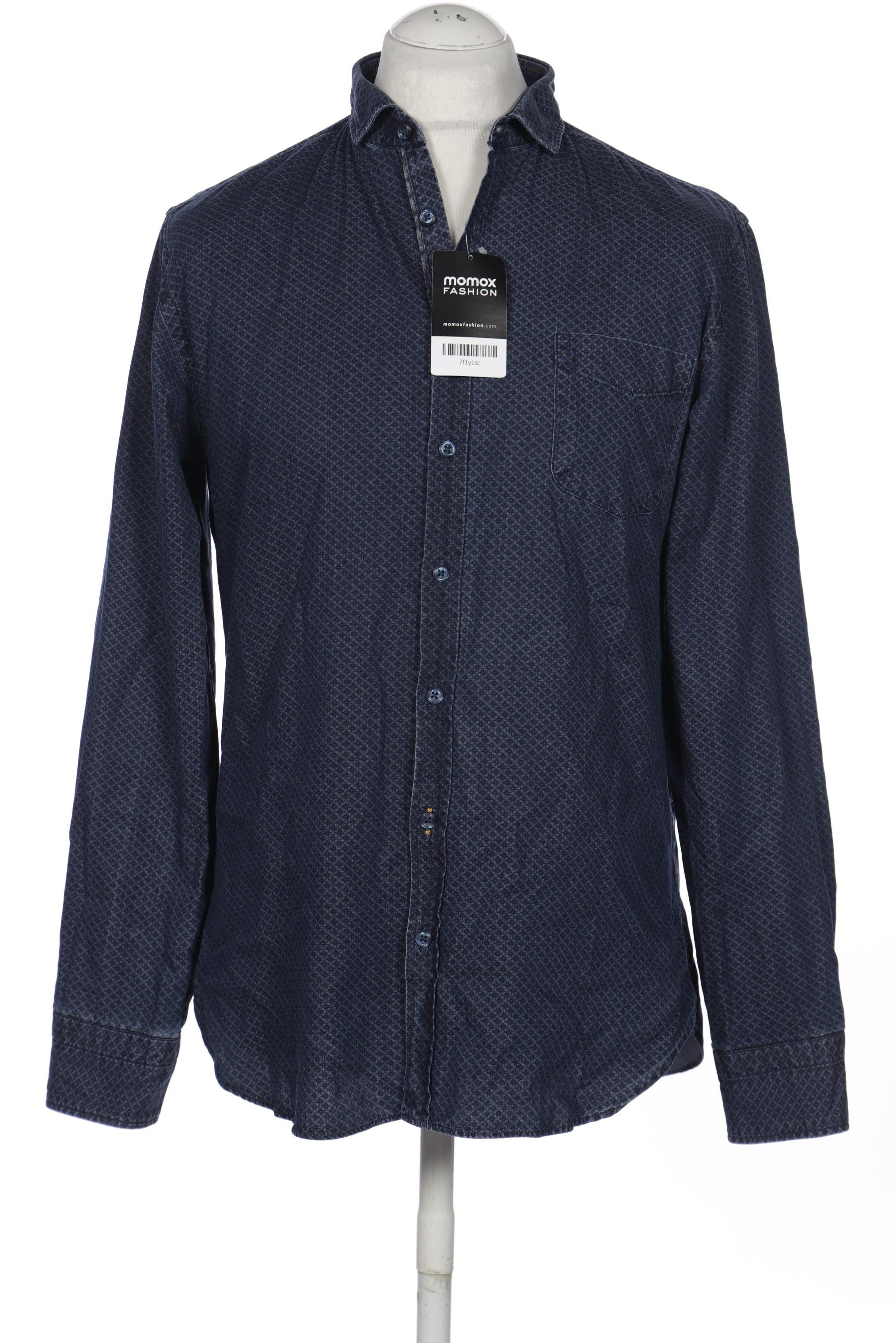 

Boss Orange Herren Hemd, marineblau, Gr. 52