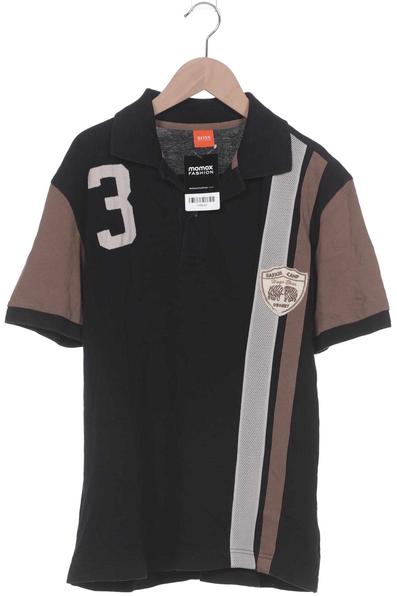 

Boss Orange Herren Poloshirt, schwarz, Gr. 48