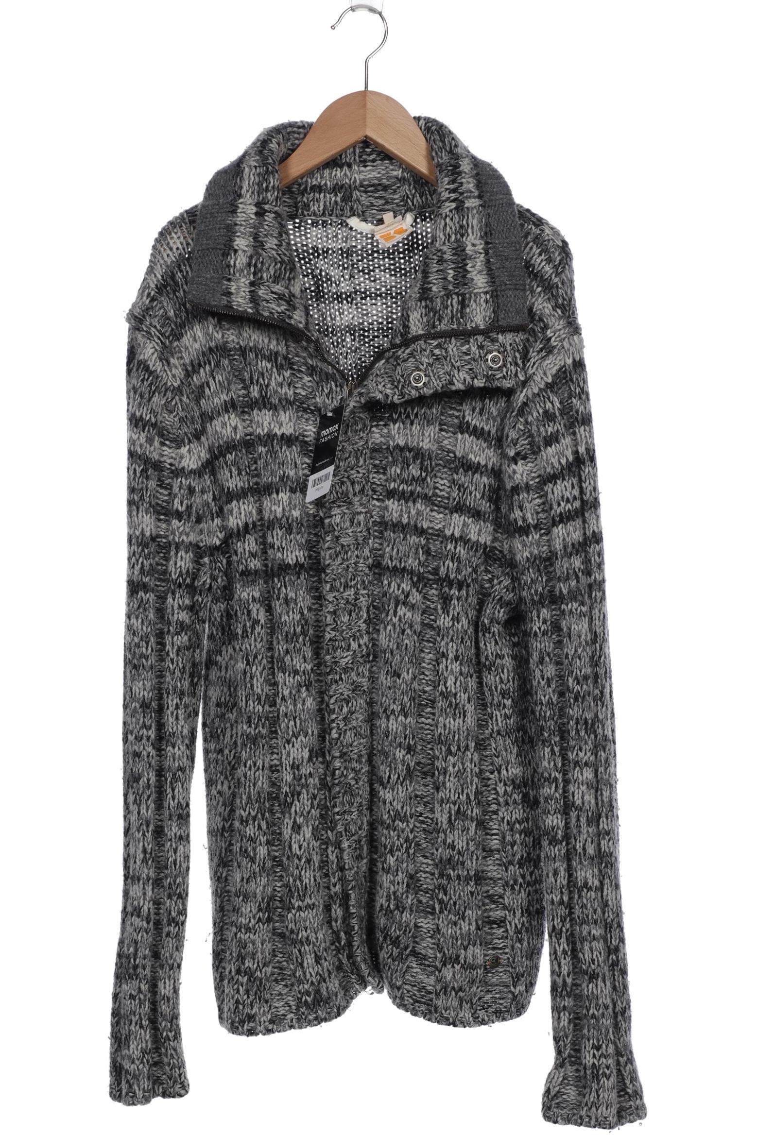 

Boss Orange Herren Strickjacke, grau, Gr. 54