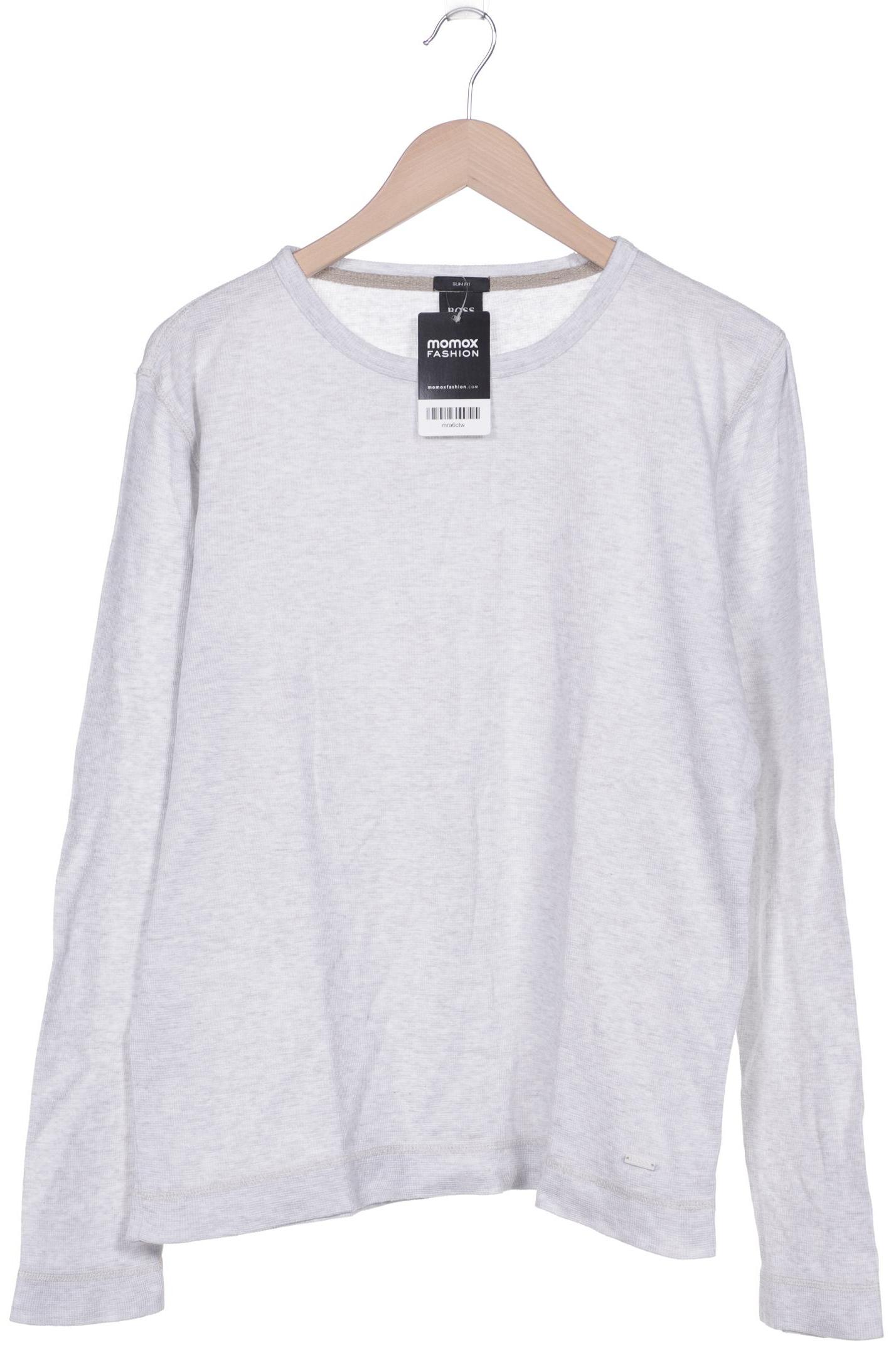 

Boss Orange Herren Langarmshirt, grau