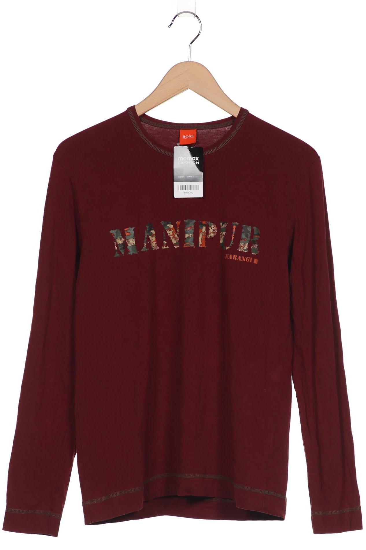 

Boss Orange Herren Langarmshirt, bordeaux