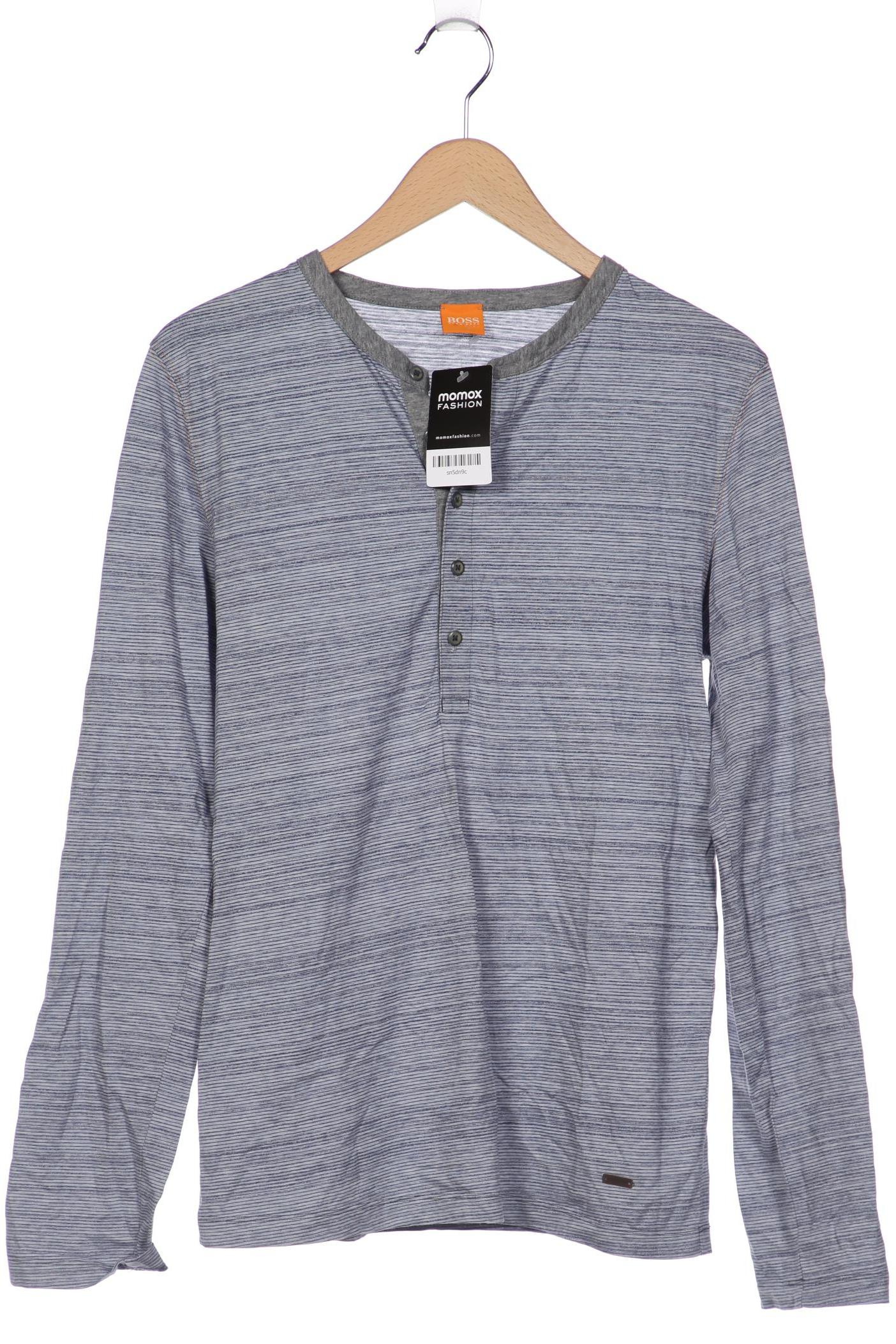 

Boss Orange Herren Langarmshirt, blau