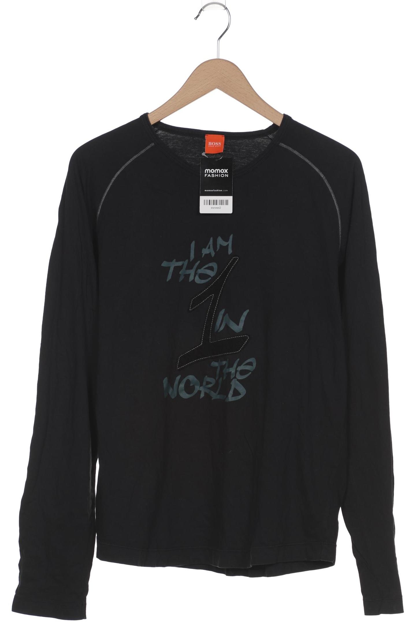 

Boss Orange Herren Langarmshirt, schwarz, Gr. 52