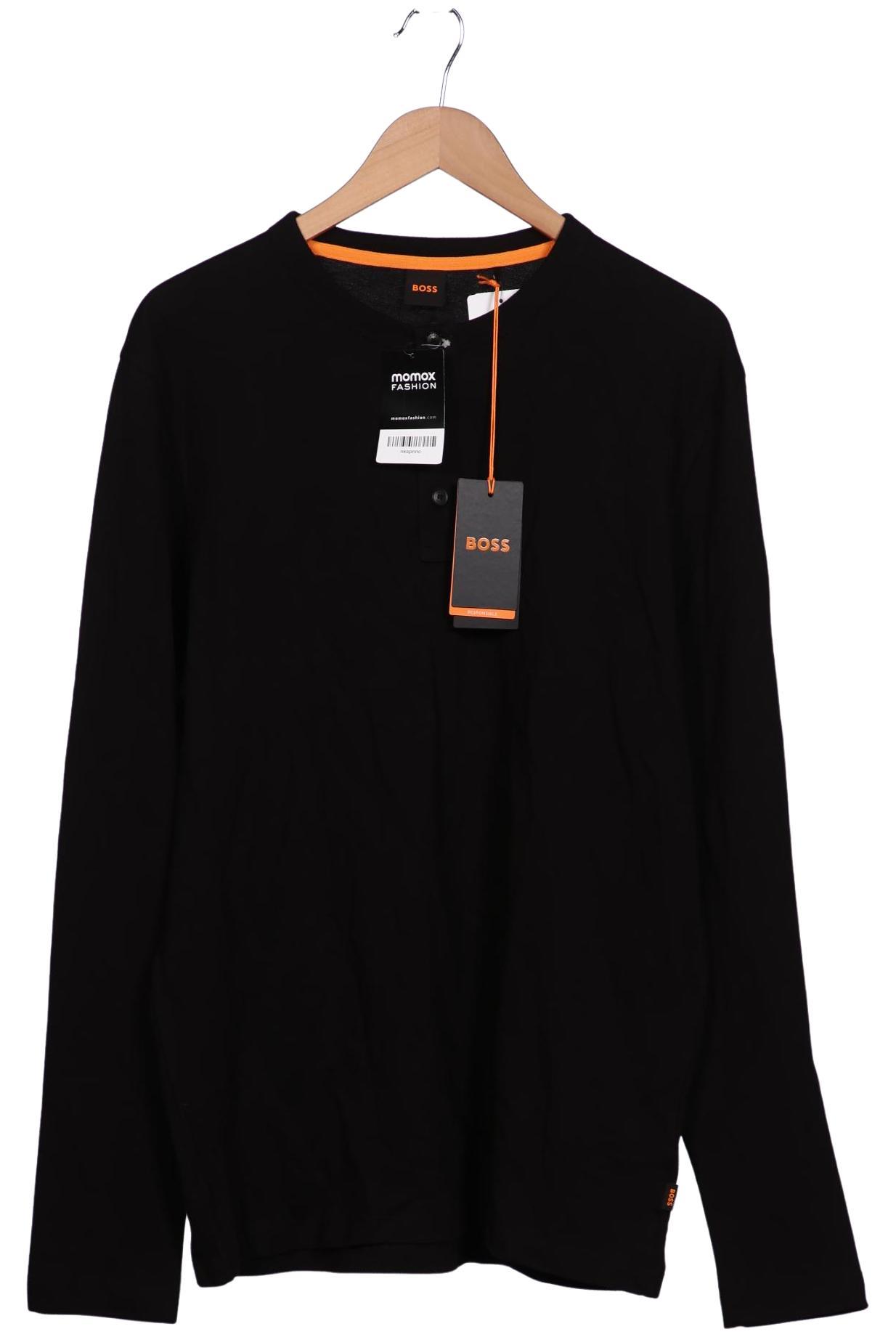 

Boss Orange Herren Langarmshirt, schwarz, Gr. 54