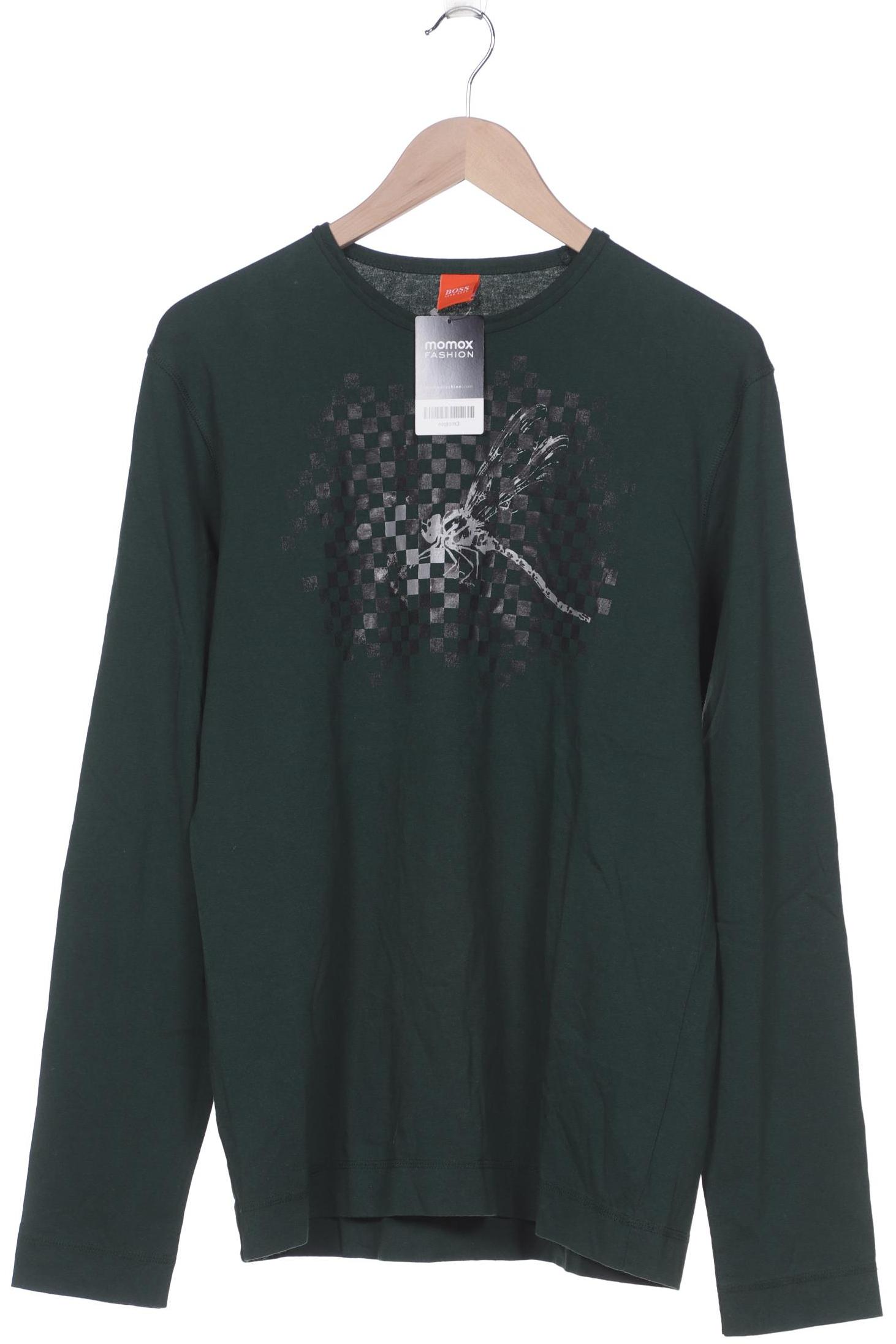 

Boss Orange Herren Langarmshirt, grün, Gr. 52