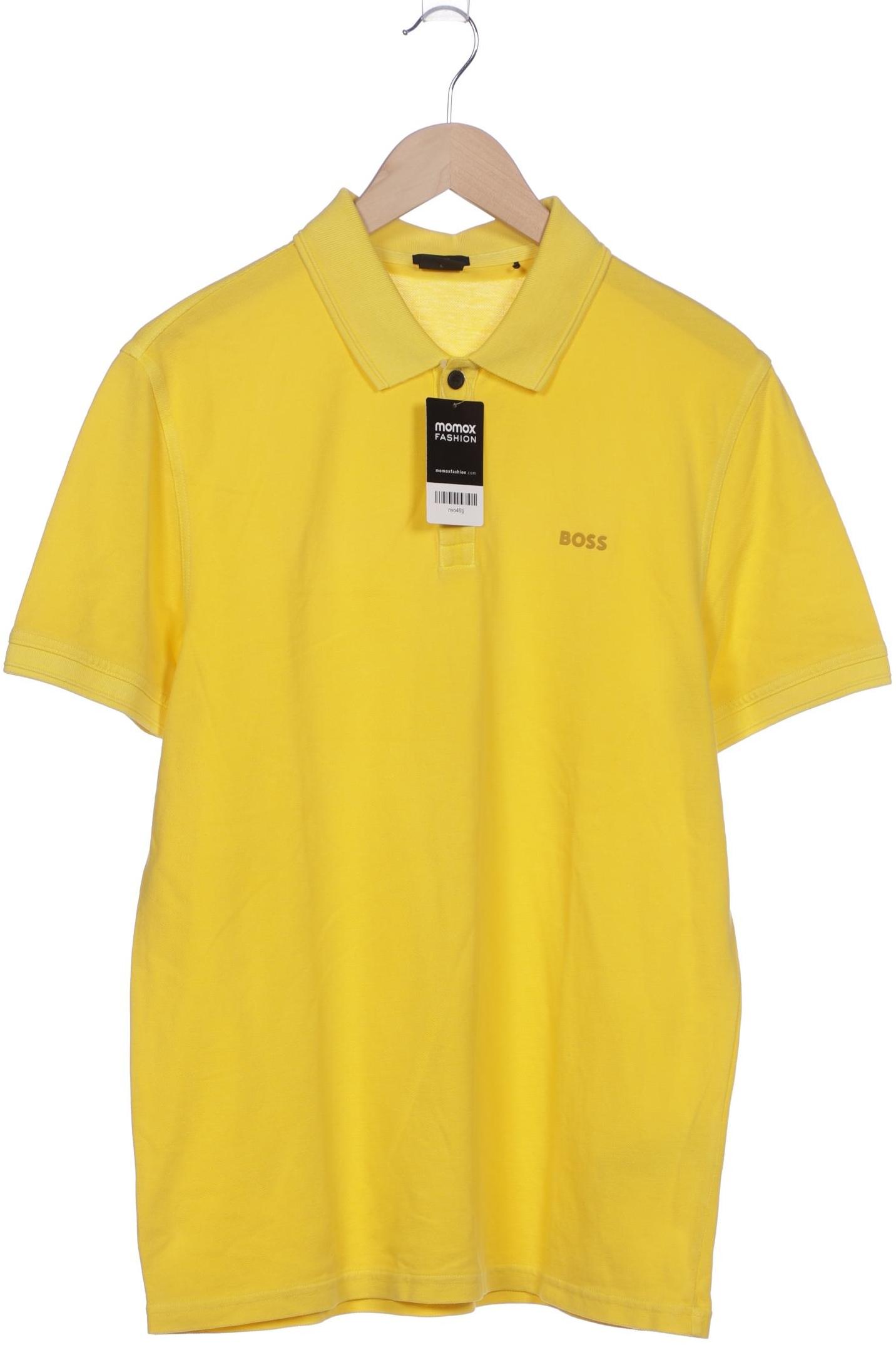 

Boss Orange Herren Poloshirt, gelb, Gr. 52