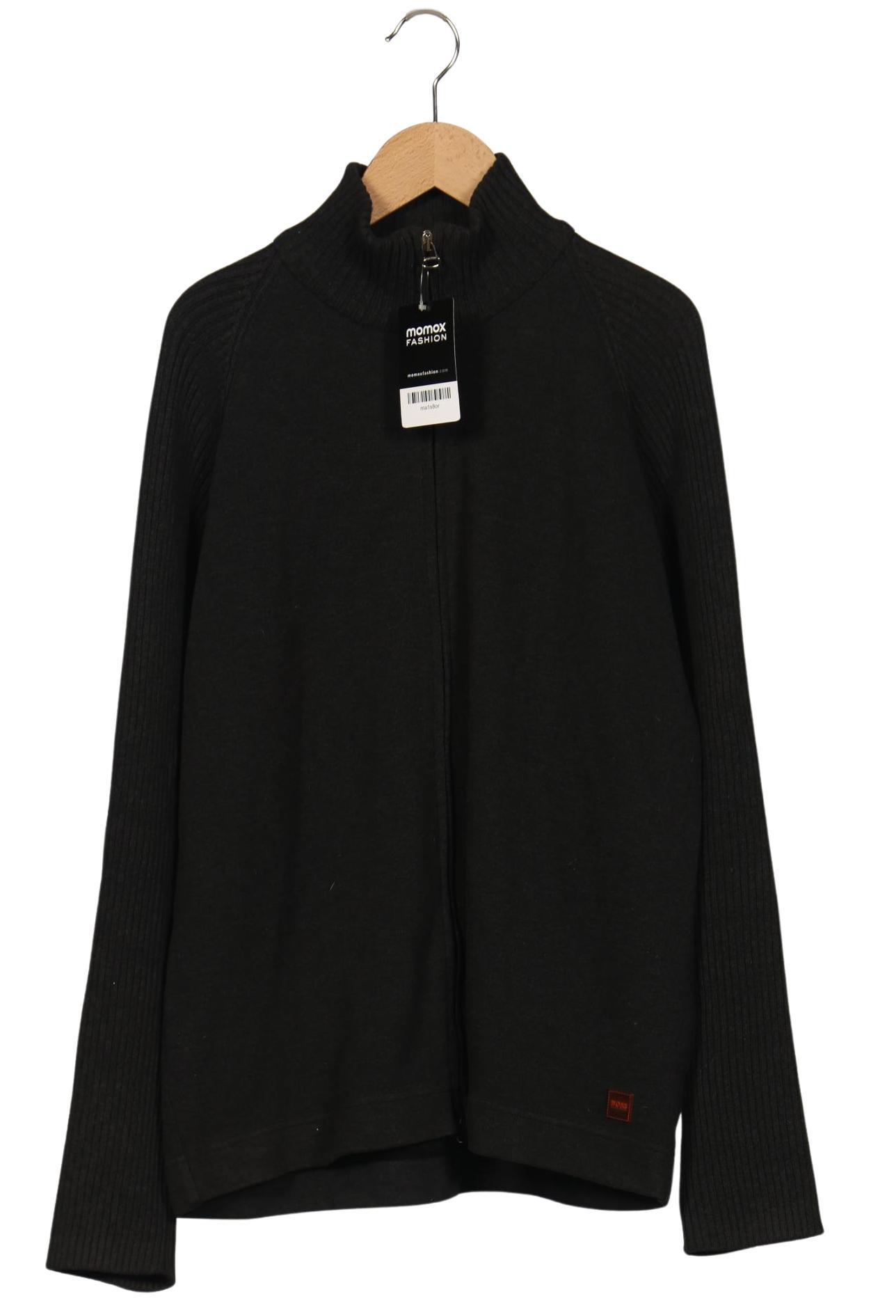 

Boss Orange Herren Strickjacke, grau, Gr. 48