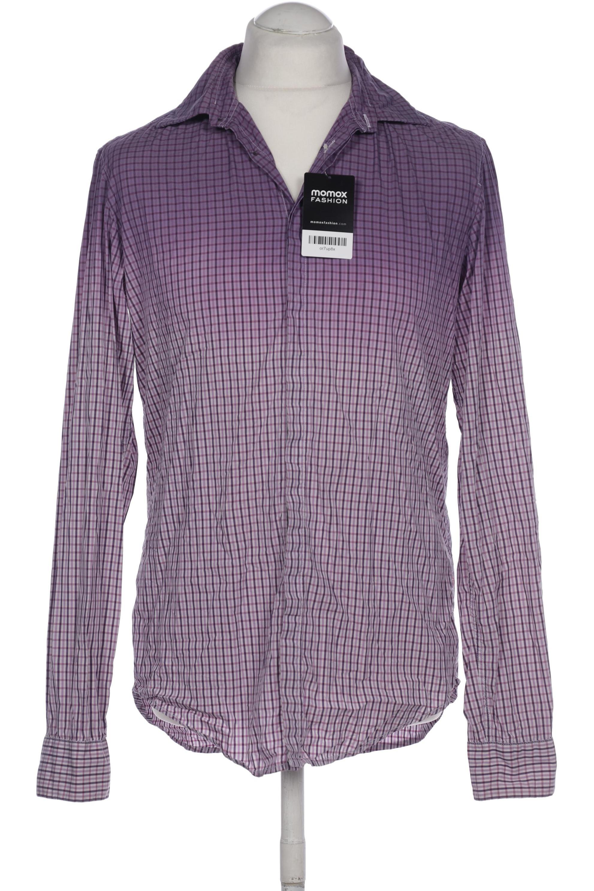 

Boss Orange Herren Hemd, flieder, Gr. 48