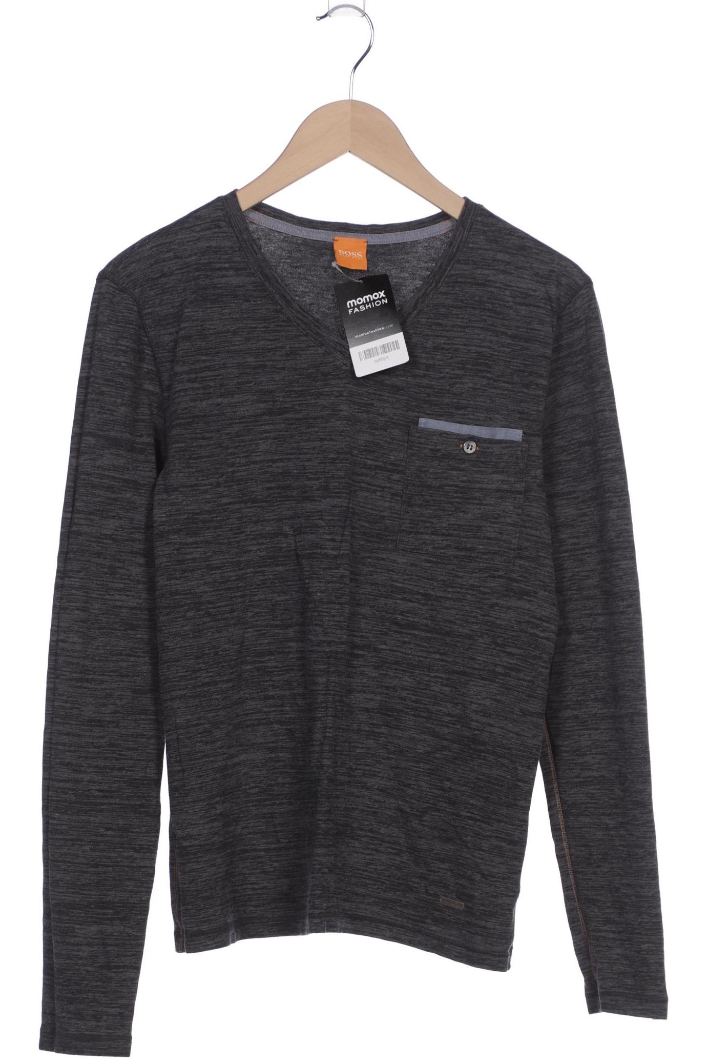 

Boss Orange Herren Langarmshirt, grau, Gr. 46