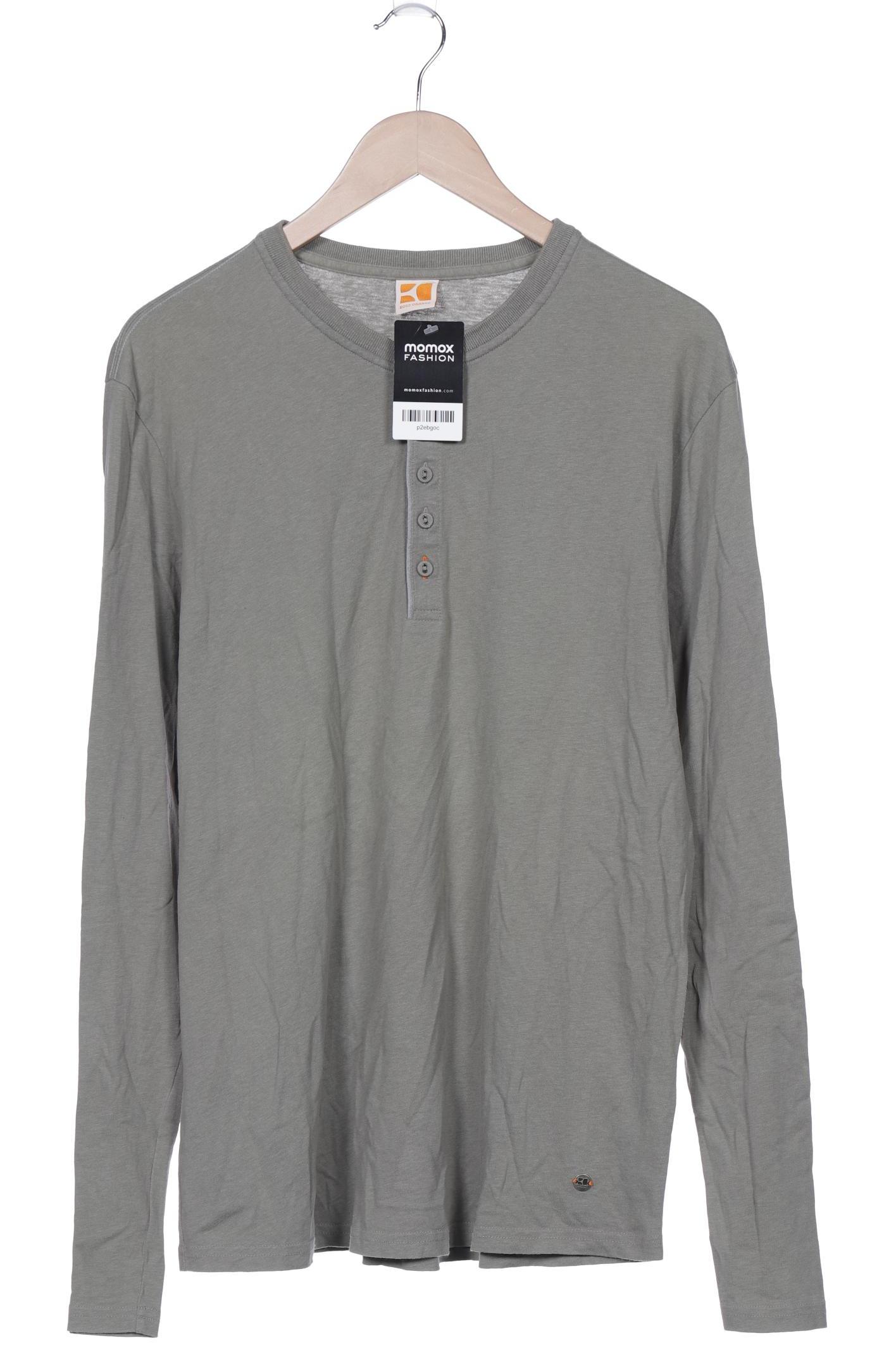 

Boss Orange Herren Langarmshirt, grün, Gr. 54