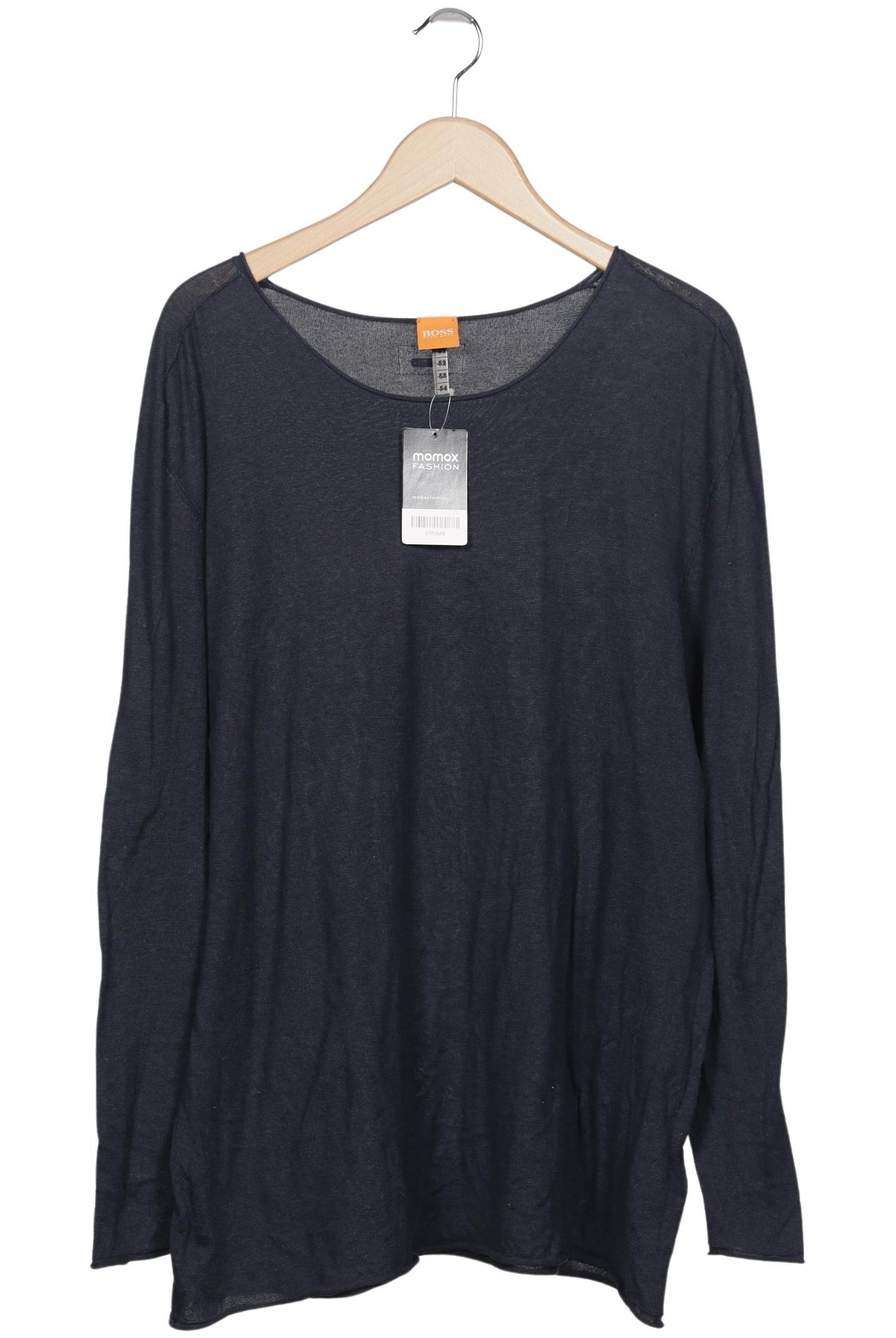 

Boss Orange Herren Langarmshirt, marineblau, Gr. 58