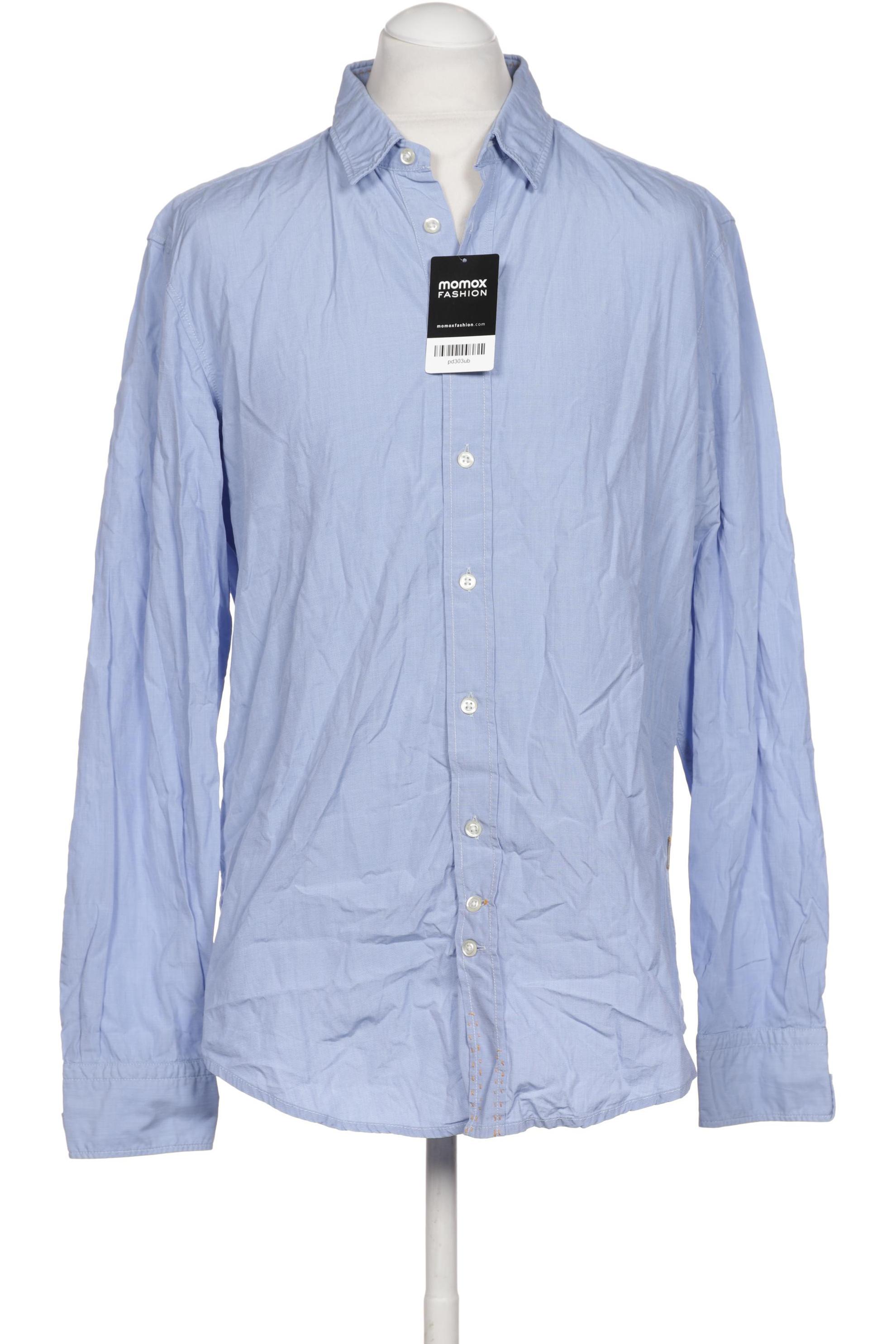 

Boss Orange Herren Hemd, blau