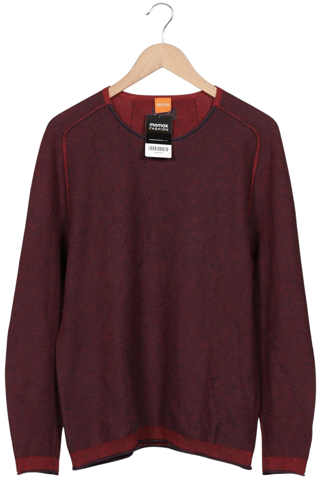 

Boss Orange Herren Pullover, bordeaux, Gr. 52