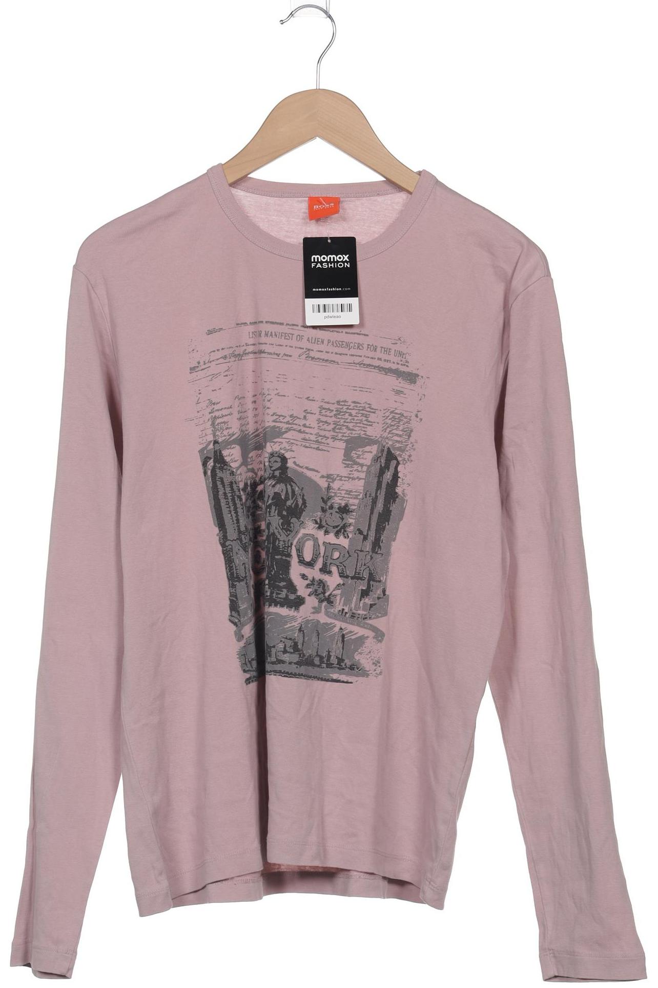 

Boss Orange Herren Langarmshirt, pink, Gr. 54