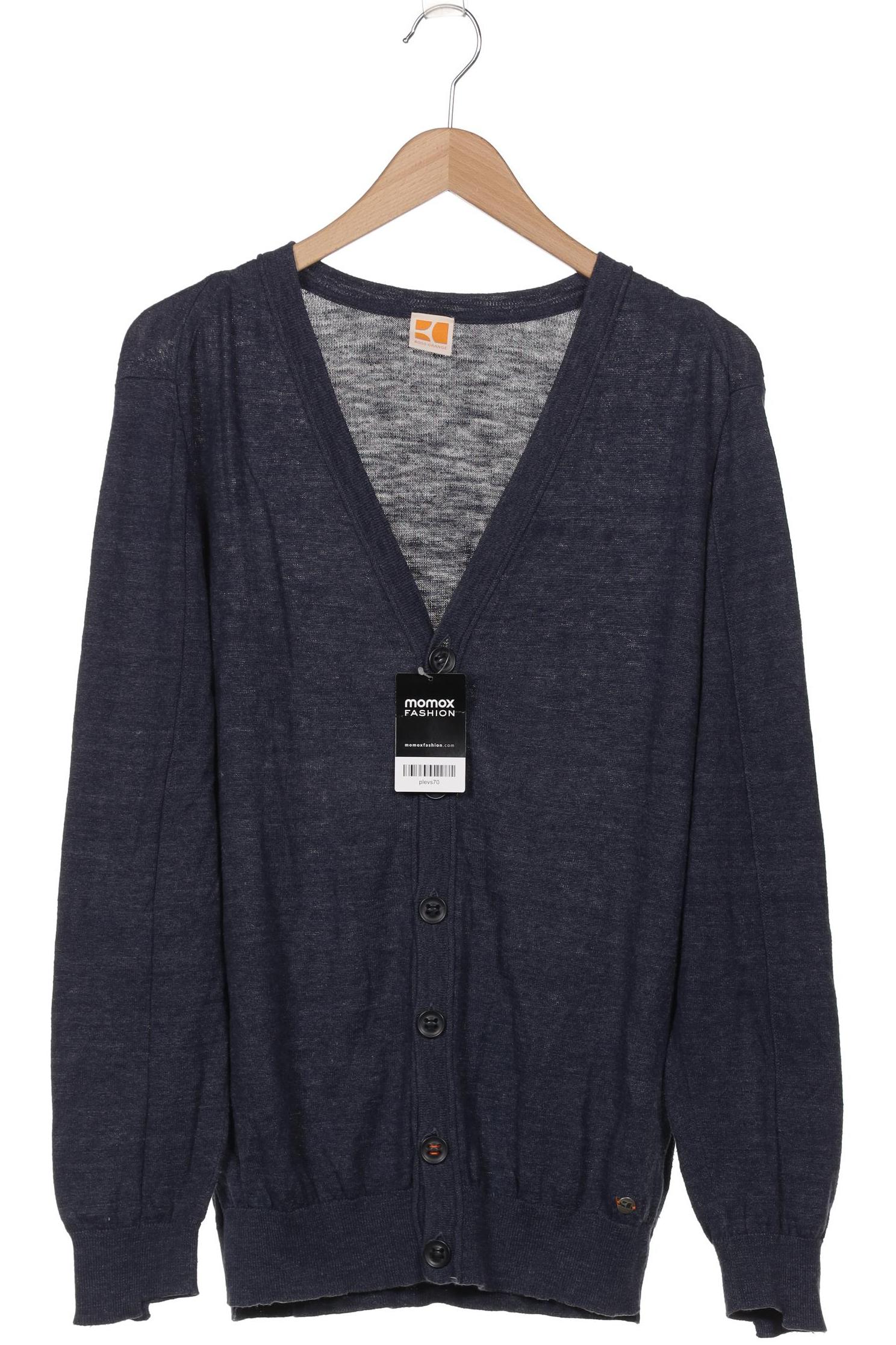

Boss Orange Herren Strickjacke, marineblau, Gr. 52