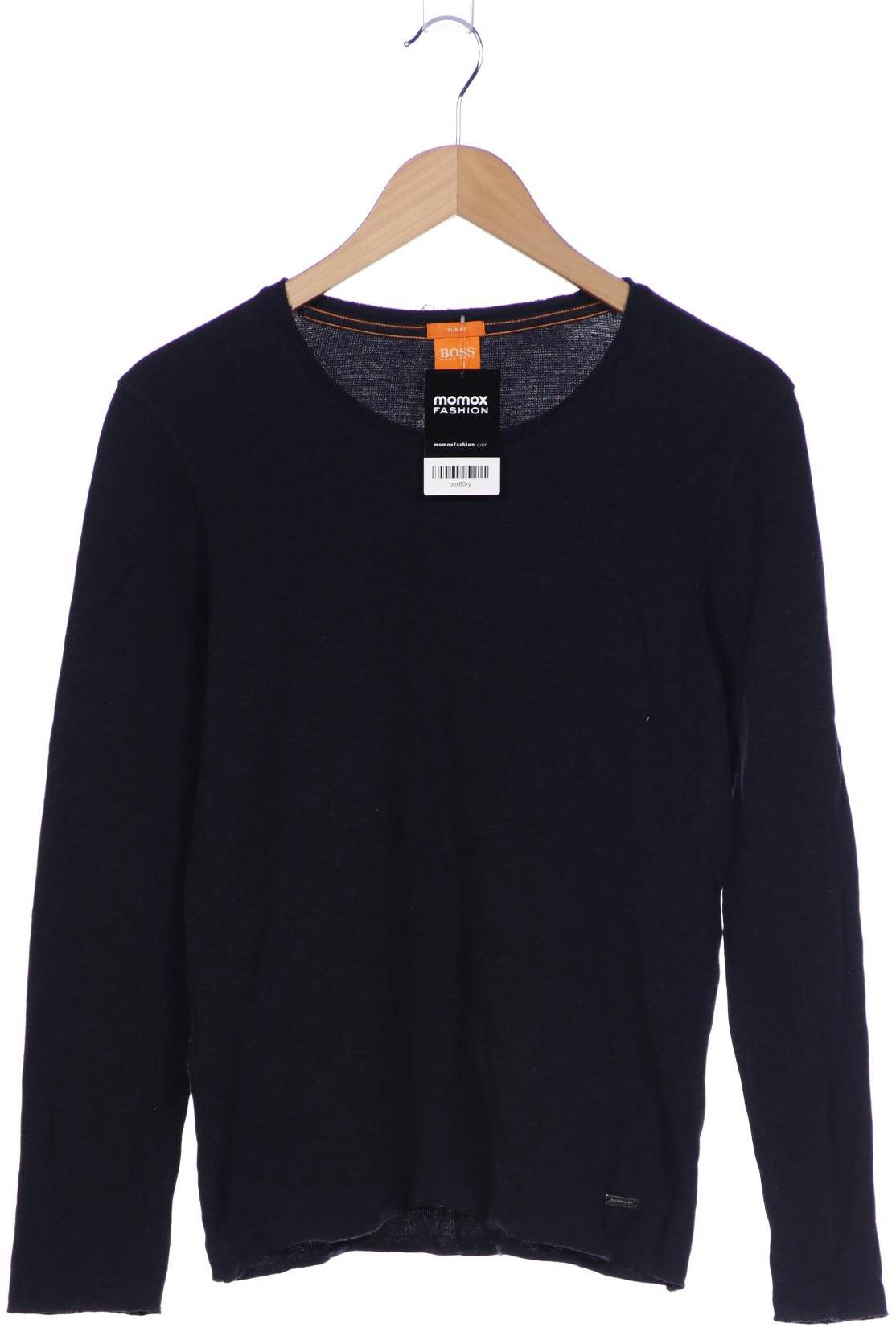 

Boss Orange Herren Langarmshirt, marineblau, Gr. 48