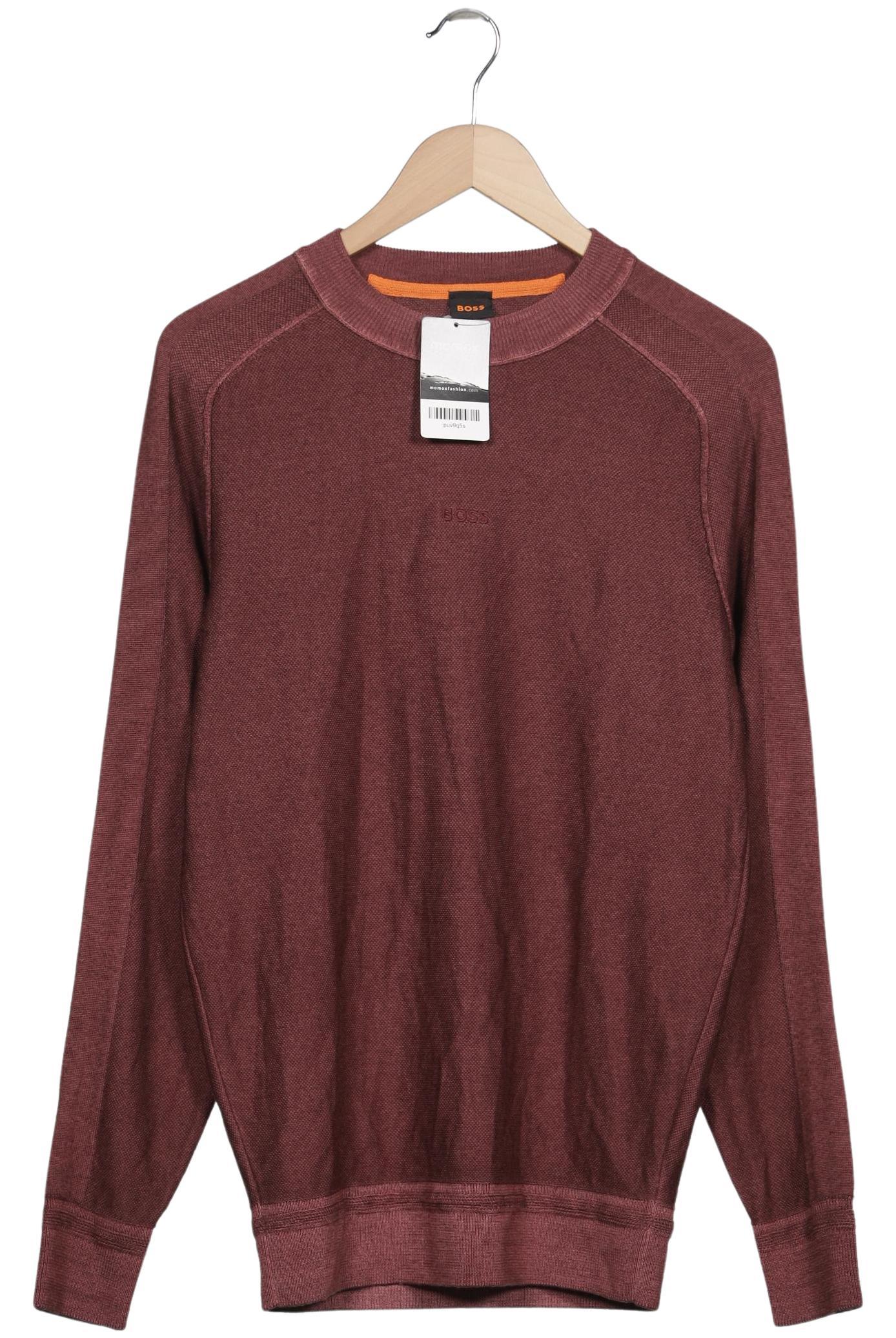 

Boss Orange Herren Pullover, bordeaux, Gr. 52