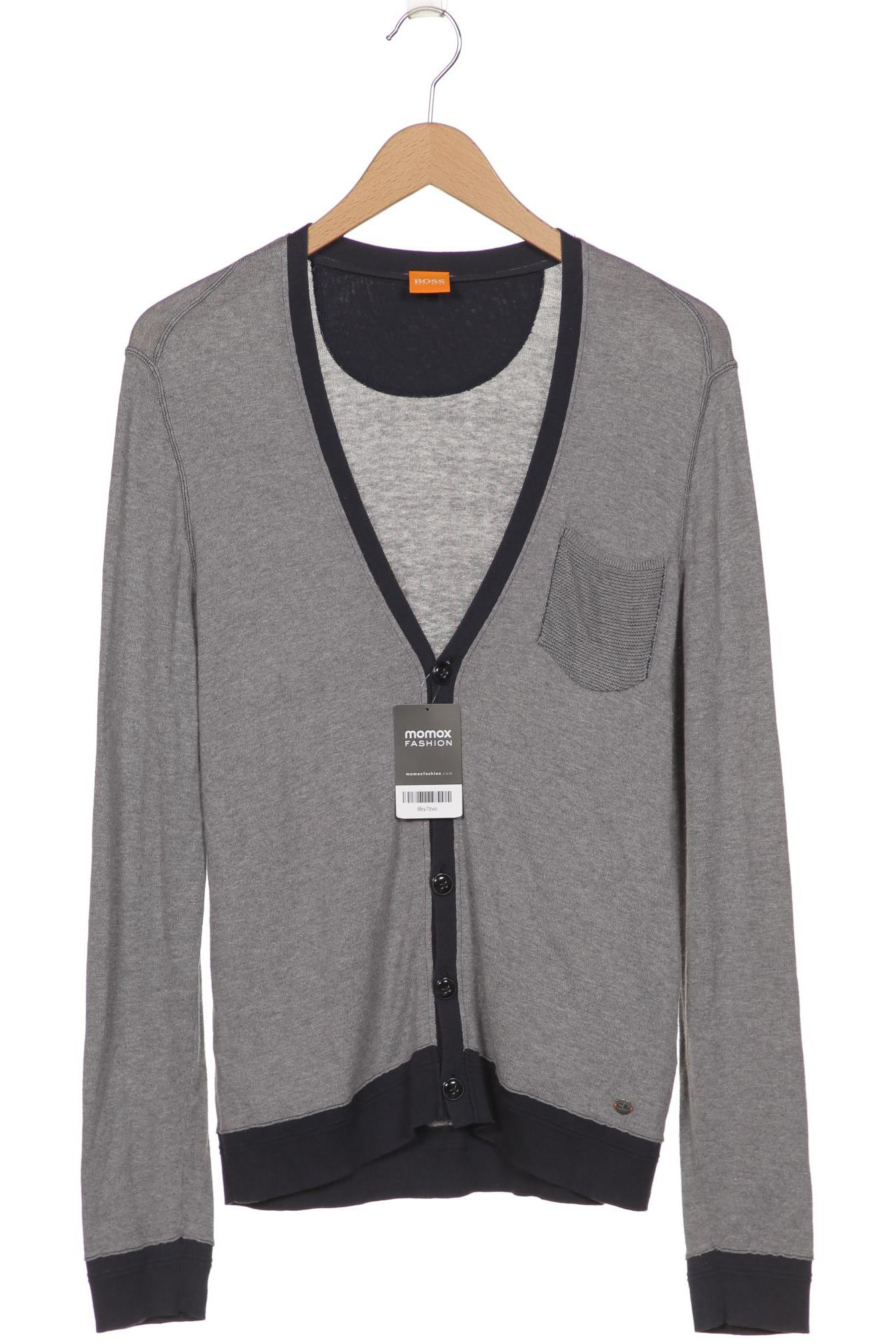 

Boss Orange Herren Strickjacke, grau