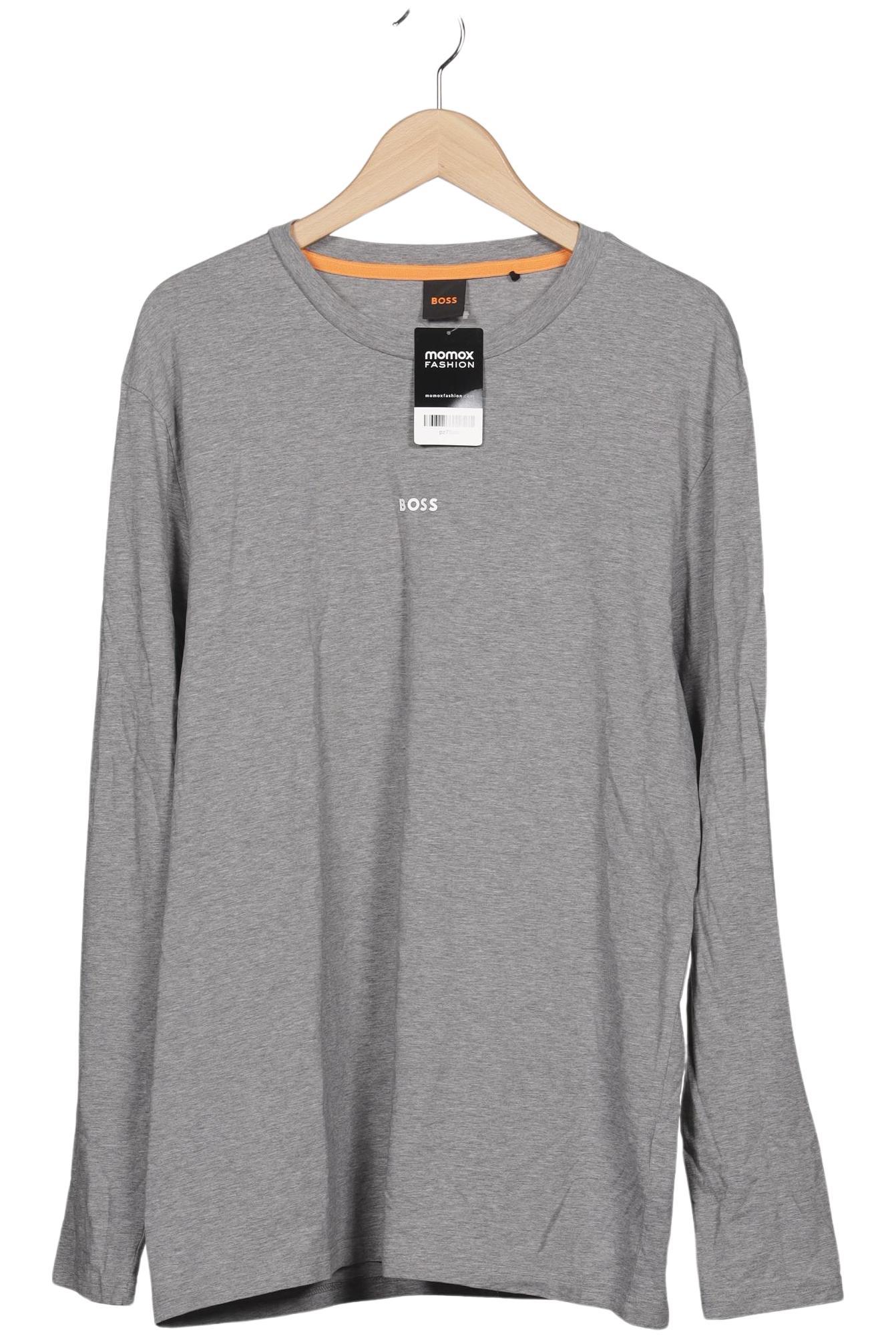 

Boss Orange Herren Langarmshirt, grau, Gr. 56