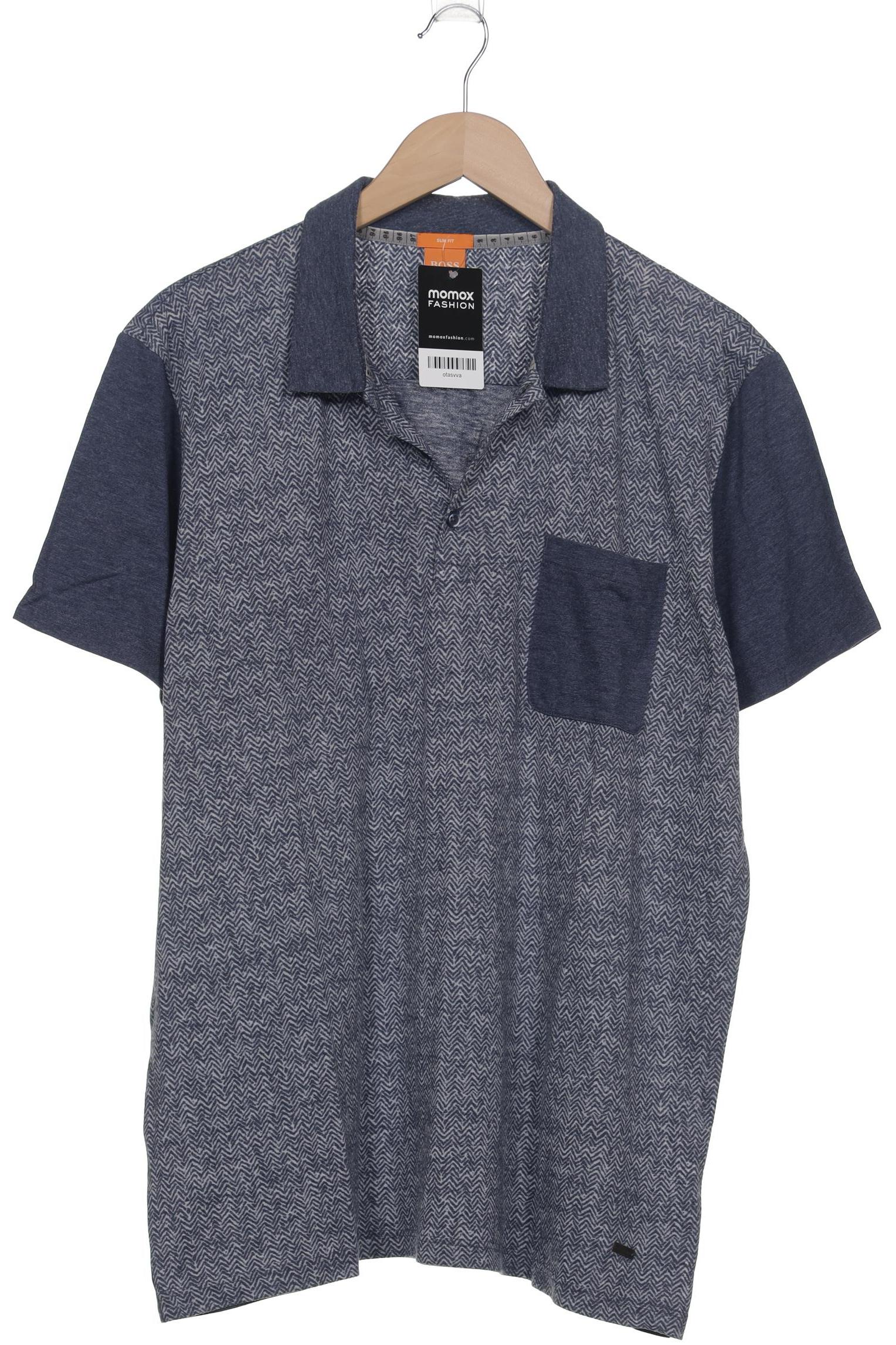 

Boss Orange Herren Poloshirt, blau, Gr. 58