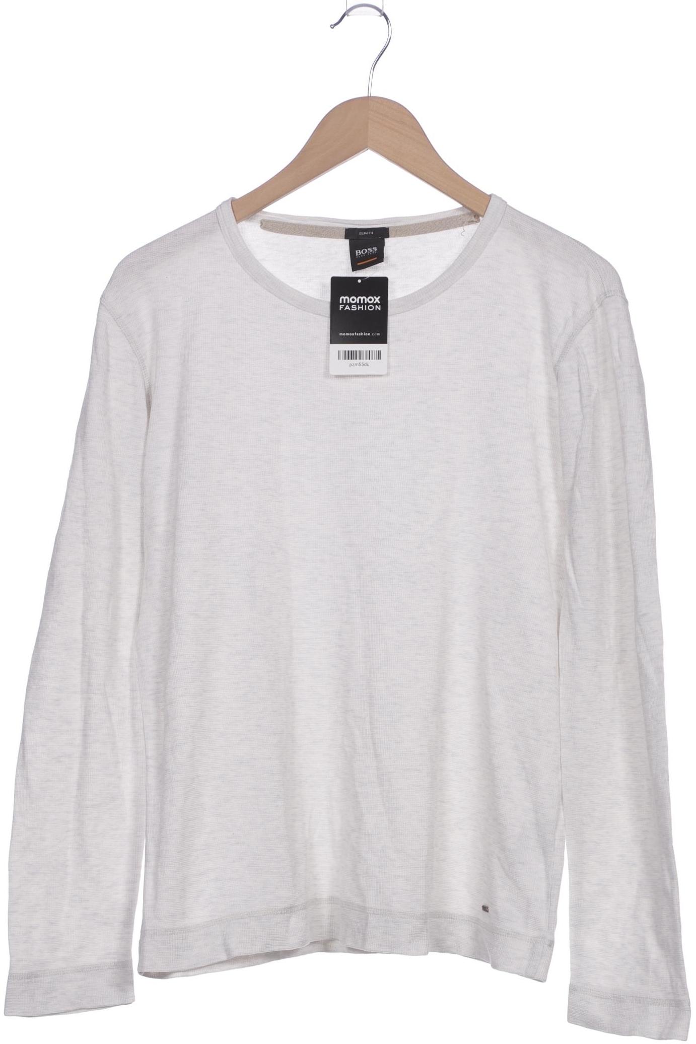 

Boss Orange Herren Langarmshirt, cremeweiß, Gr. 52
