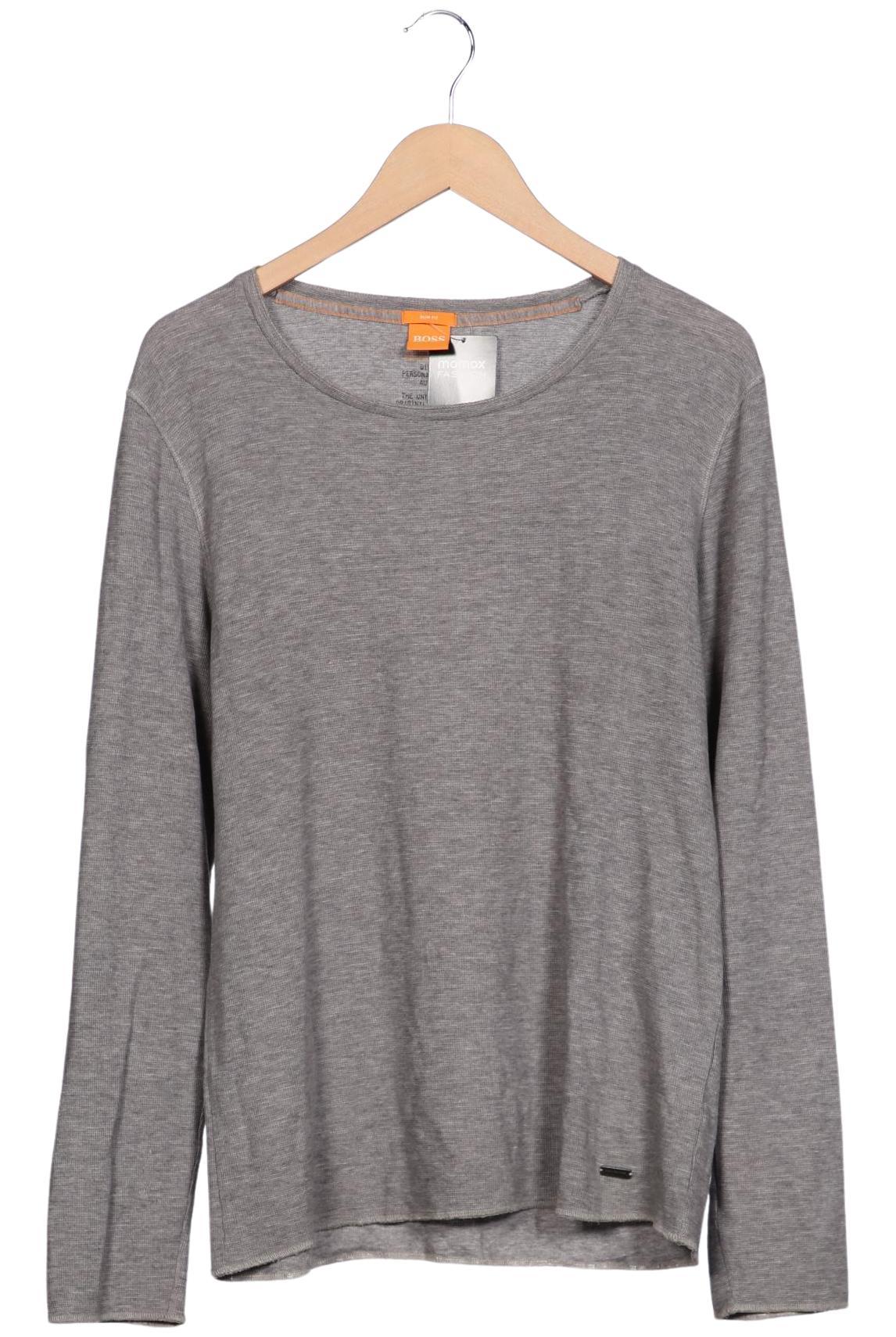 

Boss Orange Herren Langarmshirt, grau, Gr. 52