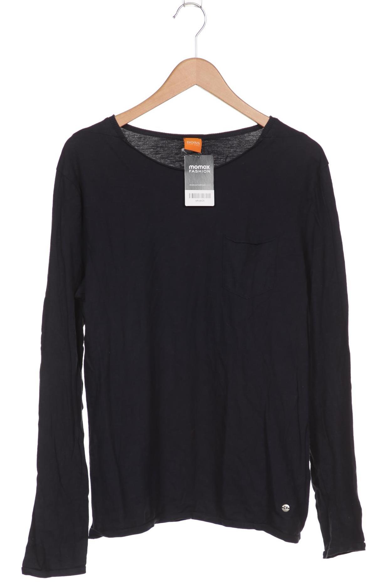 

Boss Orange Herren Langarmshirt, marineblau