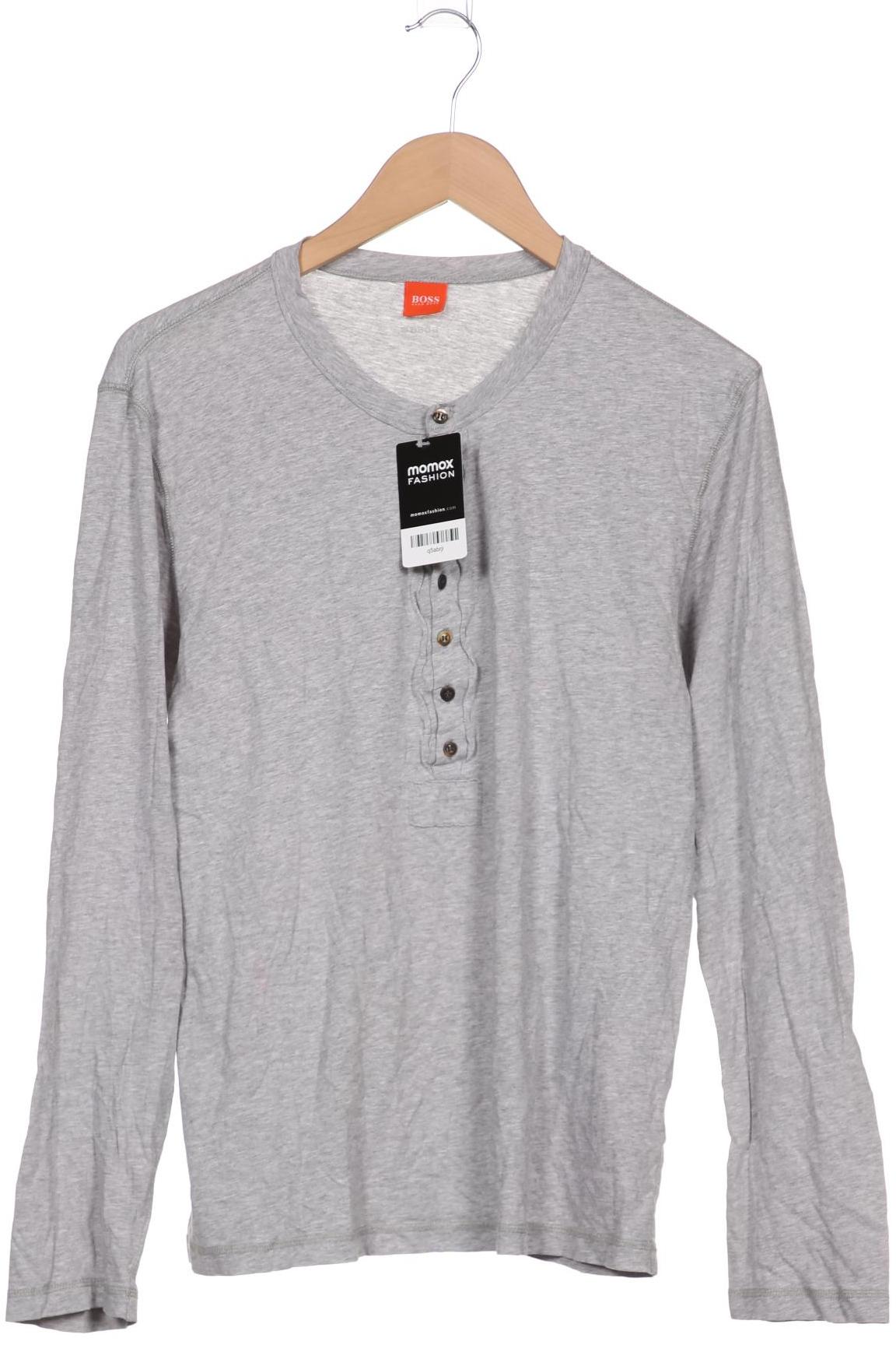 

Boss Orange Herren Langarmshirt, grau, Gr. 54