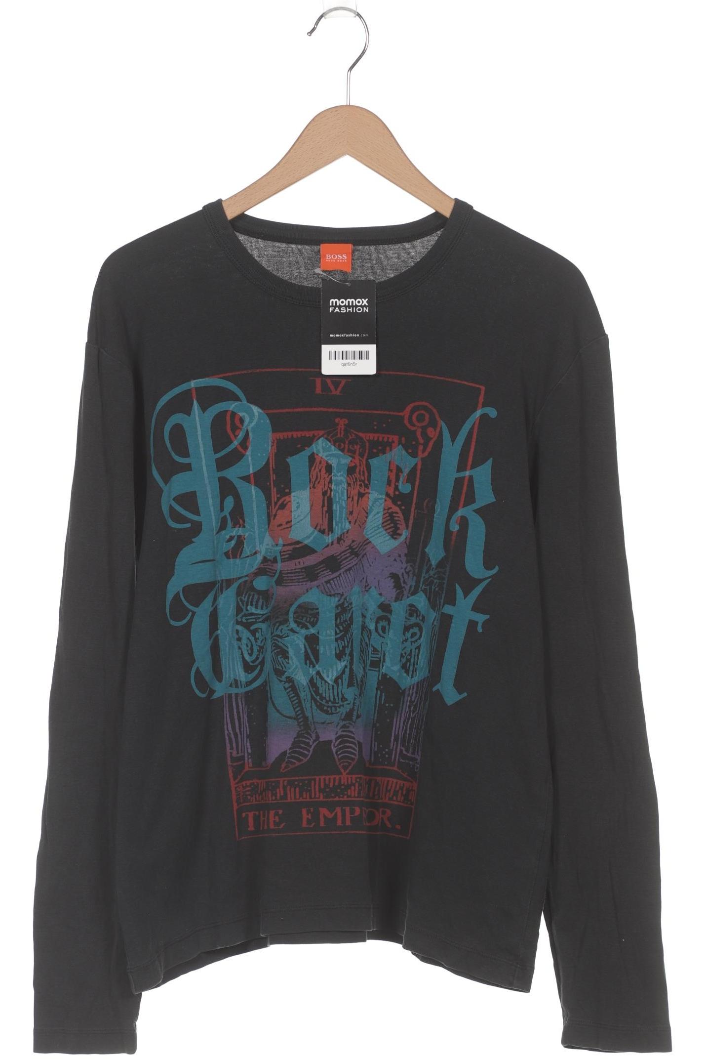 

Boss Orange Herren Langarmshirt, grau, Gr. 56