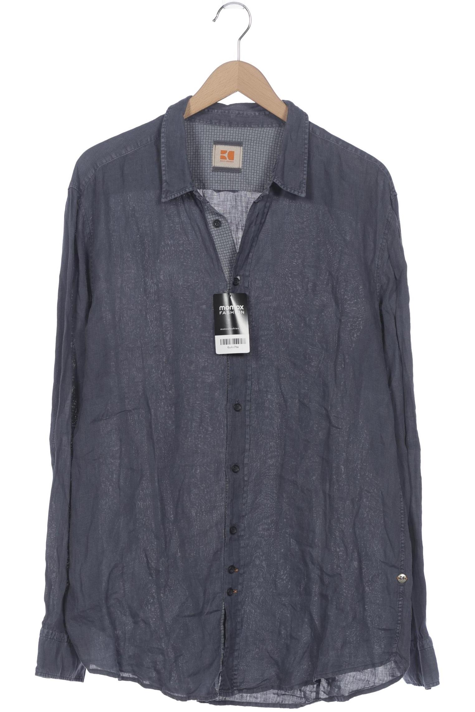 

Boss Orange Herren Hemd, marineblau, Gr. 56