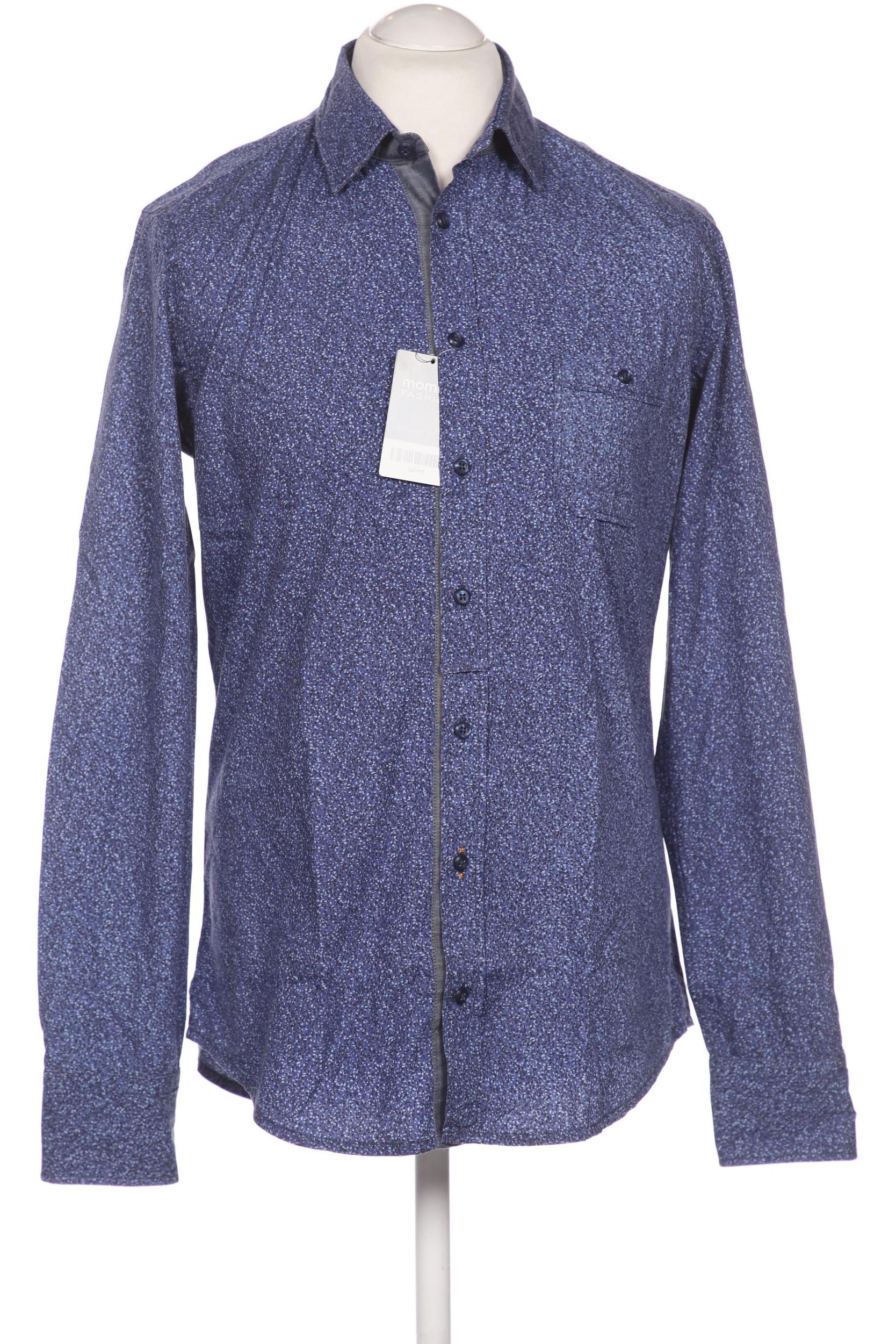 

Boss Orange Herren Hemd, blau, Gr. 48