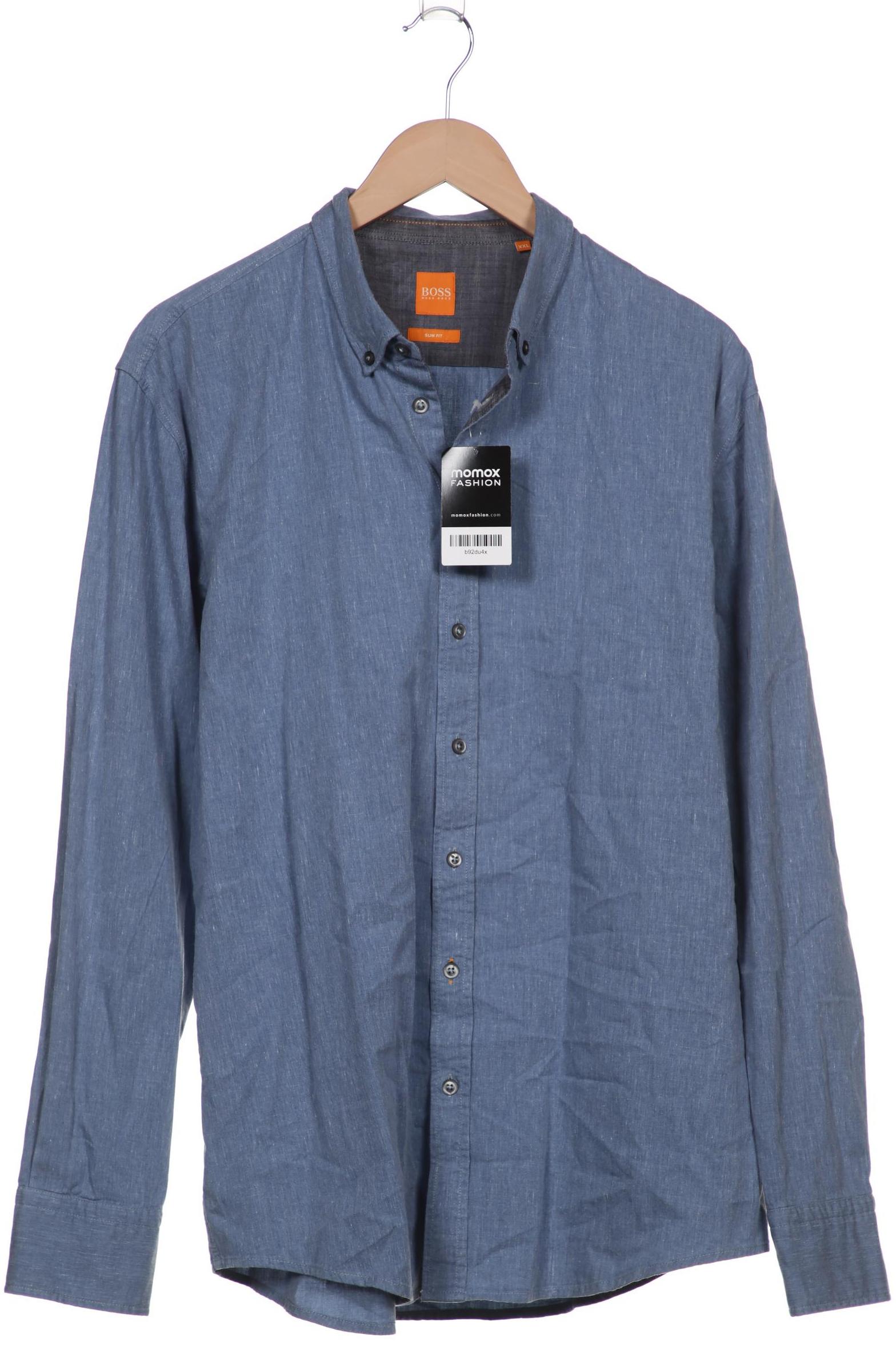

Boss Orange Herren Hemd, blau, Gr. 56