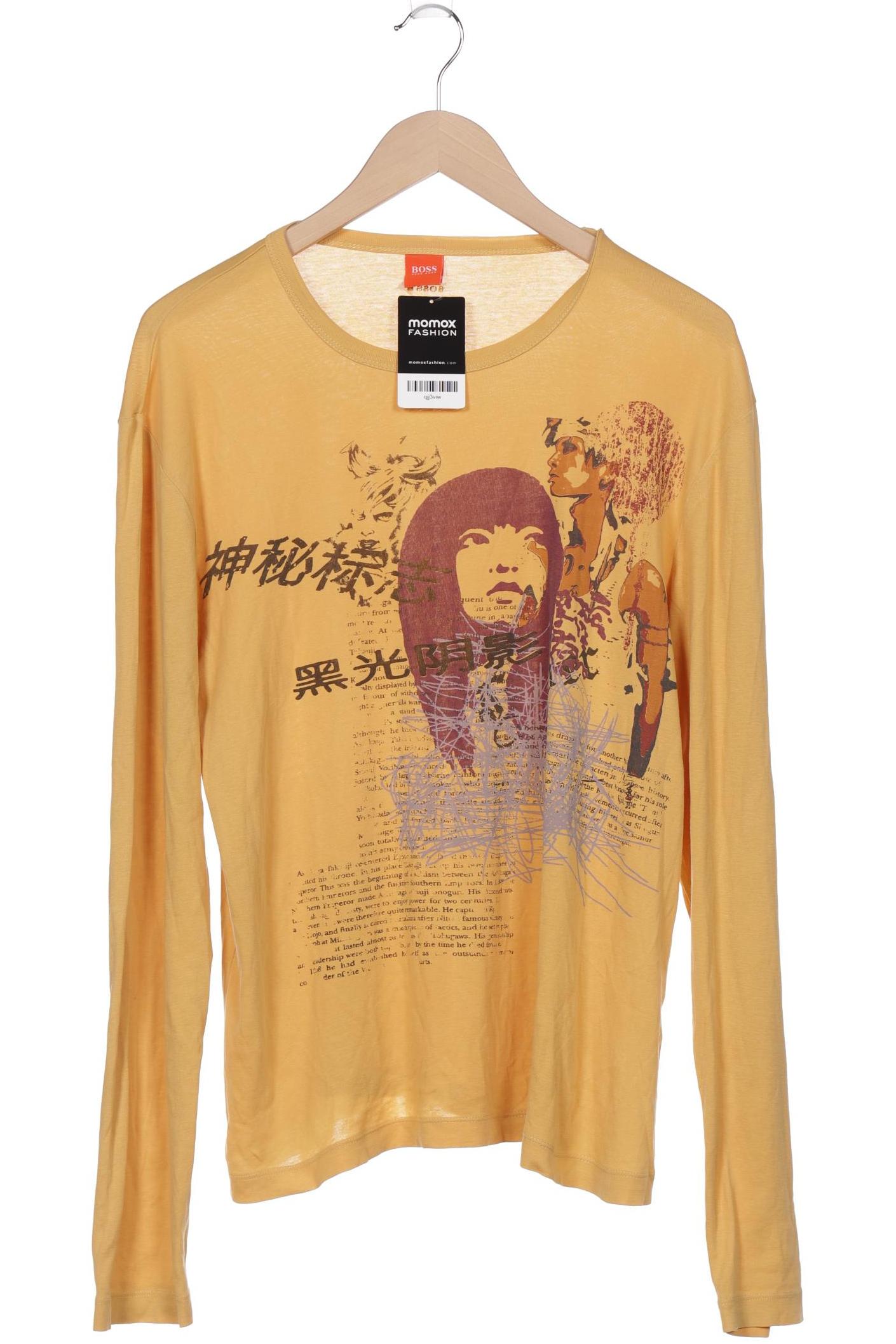 

Boss Orange Herren Langarmshirt, gelb